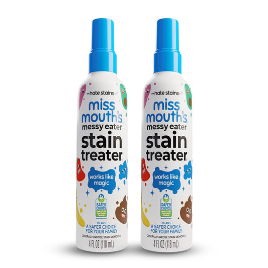 Miss Mouth's Messy Eater Stain Treater - 32oz Refill - Newborn & Baby Essentials - No Dry Cleaning Food, Grease, Coffee Off Laundry, Underwear, Fabric