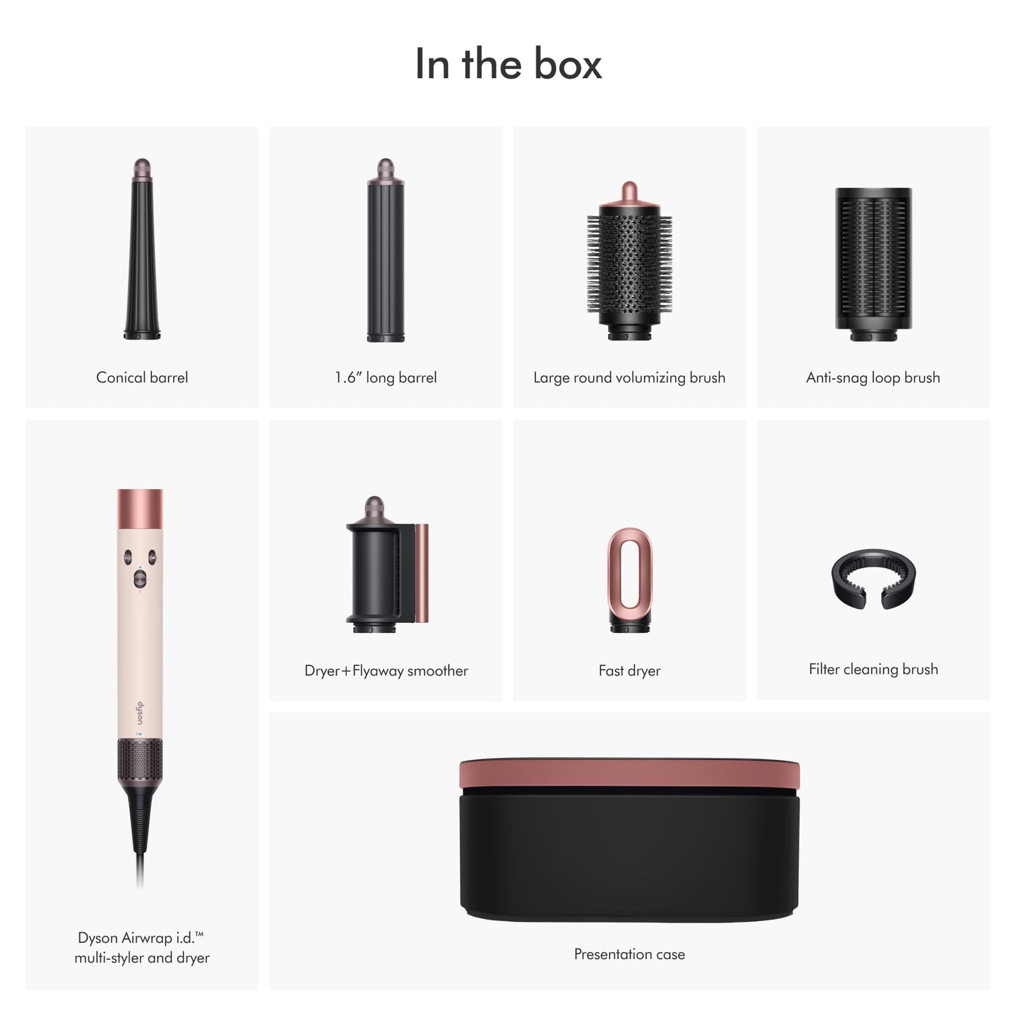 Dyson Airwrap i.d.™ Multi-Styler, Allure Winner, Bluetooth Connected, No Heat Damage, 6-in-1 Versatility, Intelligent Hair Styler