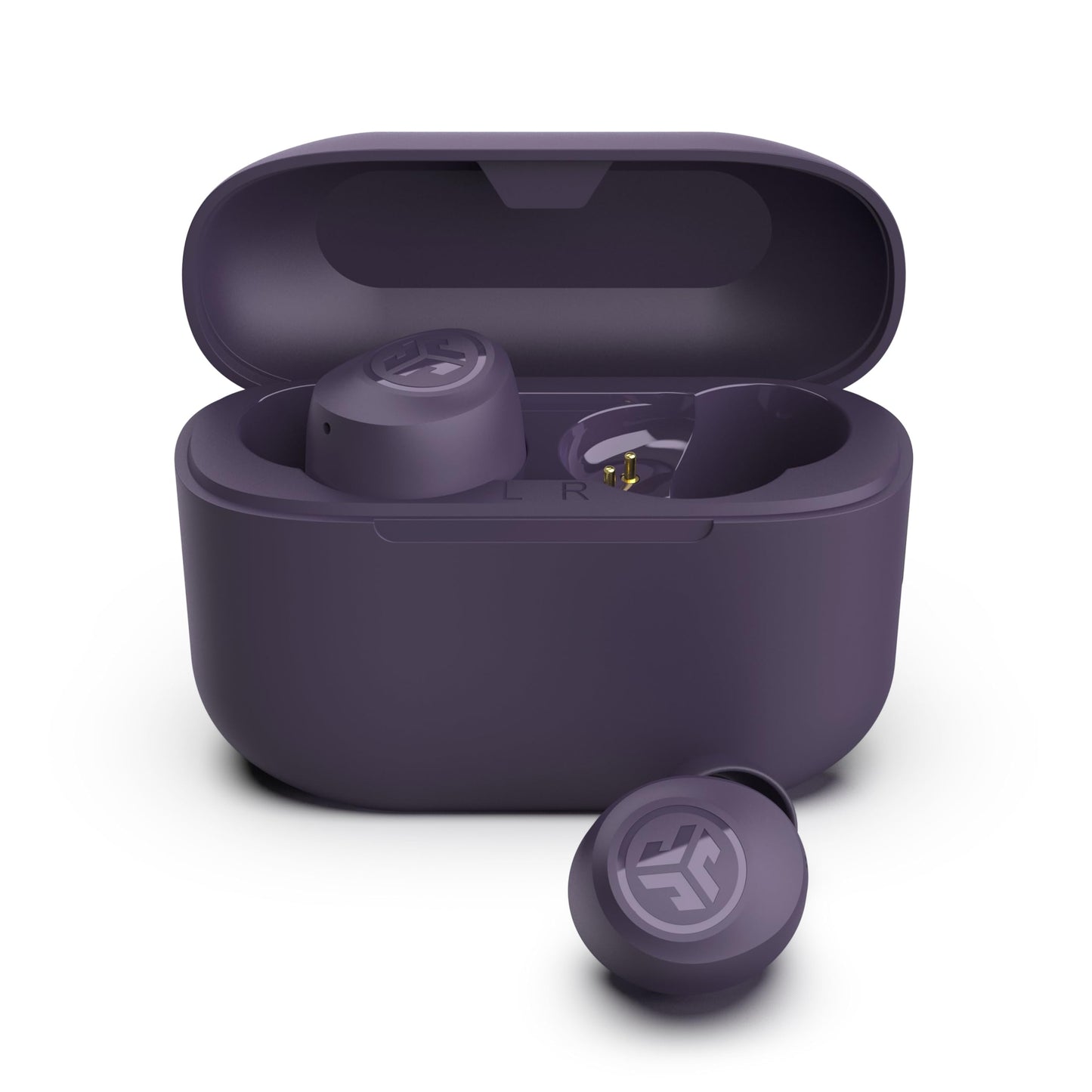 JLab Go Air Pop+ True Wireless Earbuds, in Ear Headphones, Bluetooth Earphones, 35H Playtime Ear Buds, Bluetooth Earbuds with Microphone, USB-C Charging Case, Dual Connect, EQ3 Sound, Black