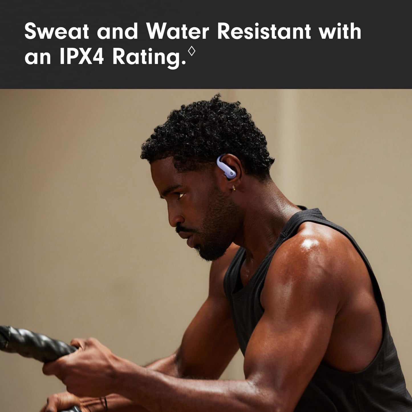 Beats Powerbeats Pro 2 - Wireless Noise Cancelling Workout Earbuds with Secure- Fit Earhooks, Up to 45-Hour Battery with Charging Case, Sweat & Water Resistant, Heart Rate Monitoring - Jet Black