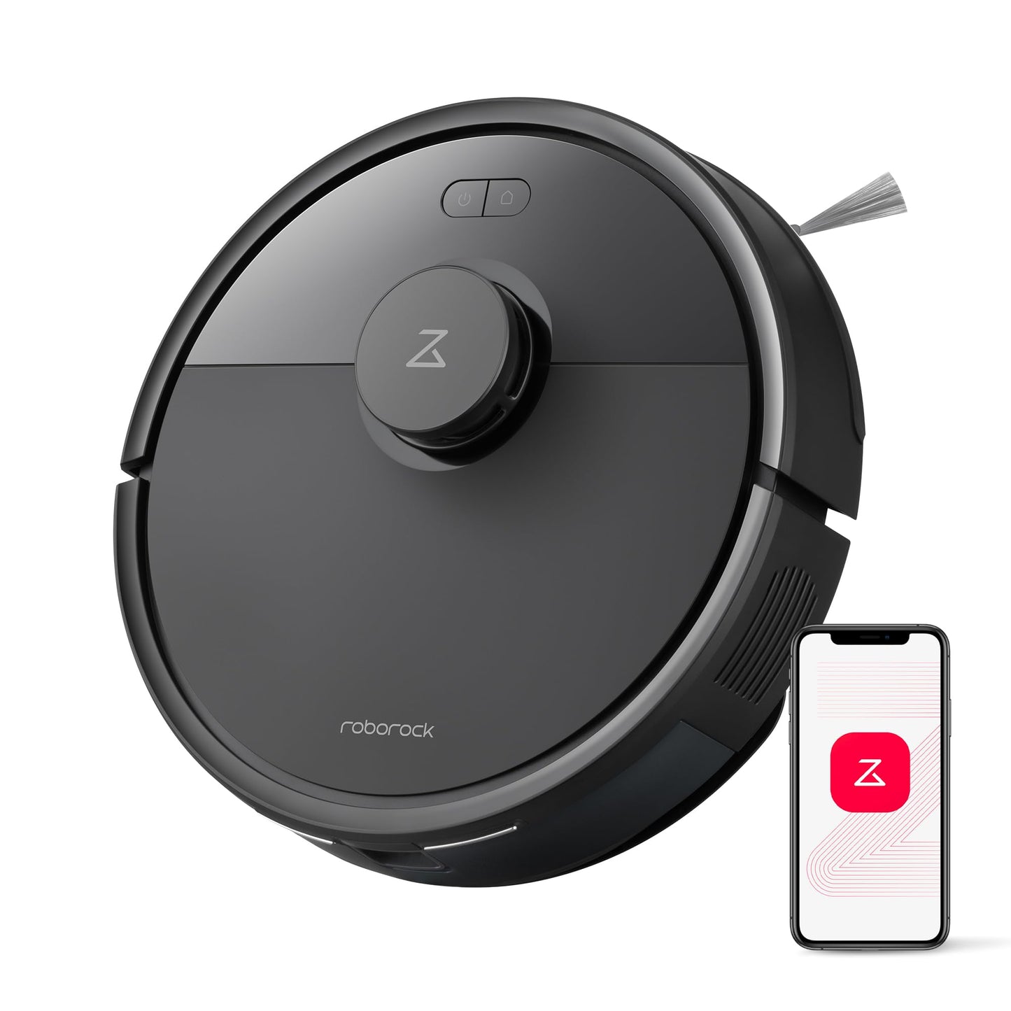 roborock Q10 S5+ Robot Vacuum and Mop, 10,000Pa Suction, Upgraded from Q8 max+, 70 Days Self-Emptying, Obstacle Avoidance, Sonic Mopping, Dual Anti-Tangle Design, Auto Mop Lifting, Ideal for Pet Hair