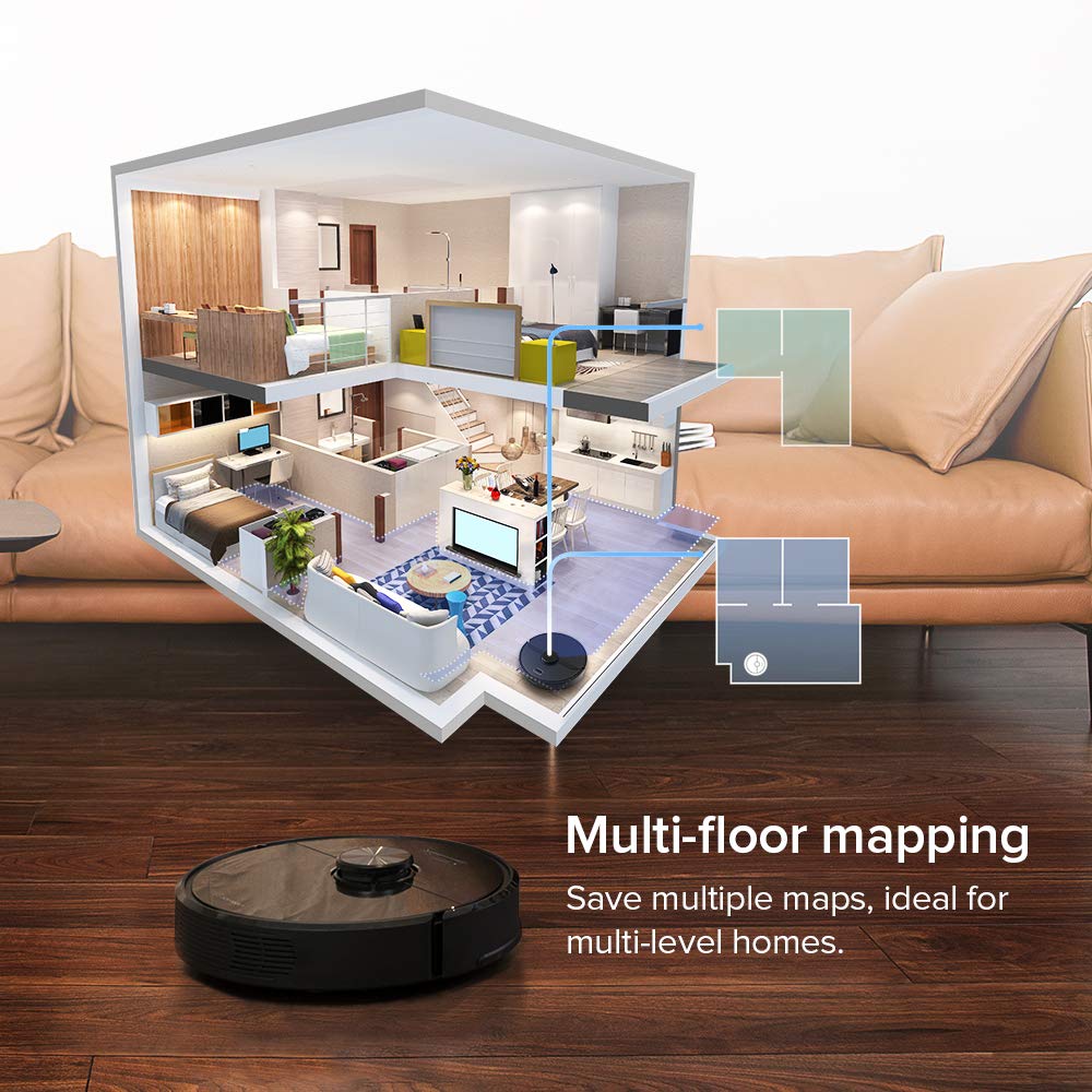 roborock Q10 S5+ Robot Vacuum and Mop, 10,000Pa Suction, Upgraded from Q8 max+, 70 Days Self-Emptying, Obstacle Avoidance, Sonic Mopping, Dual Anti-Tangle Design, Auto Mop Lifting, Ideal for Pet Hair