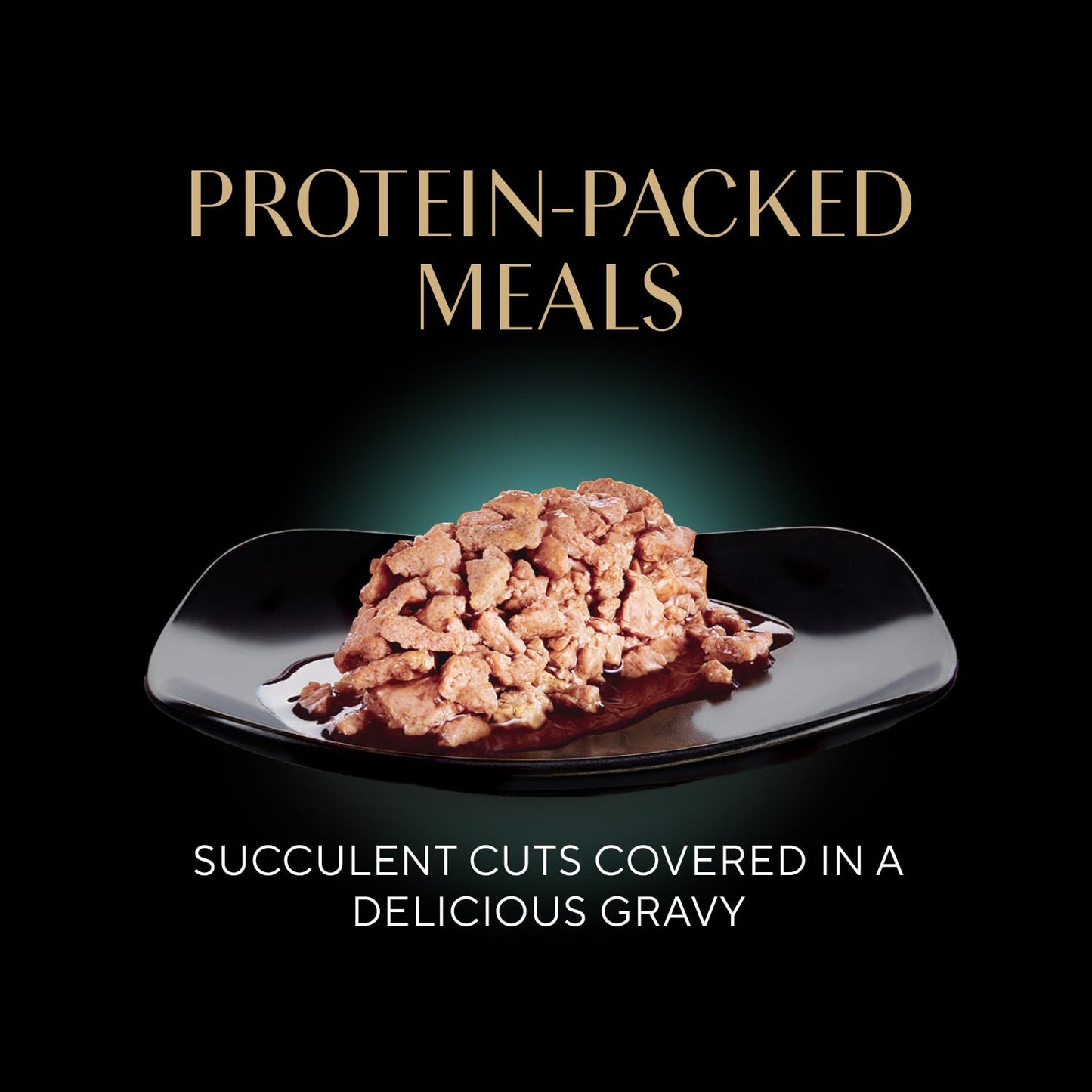 Sheba Perfect Portions Wet Cat Food Cuts in Gravy, Roasted Chicken Entree, with Sustainable Salmon, Tender Turkey Entree, 2.6 oz. Twin-Pack Trays (24 Count, 48 Servings)