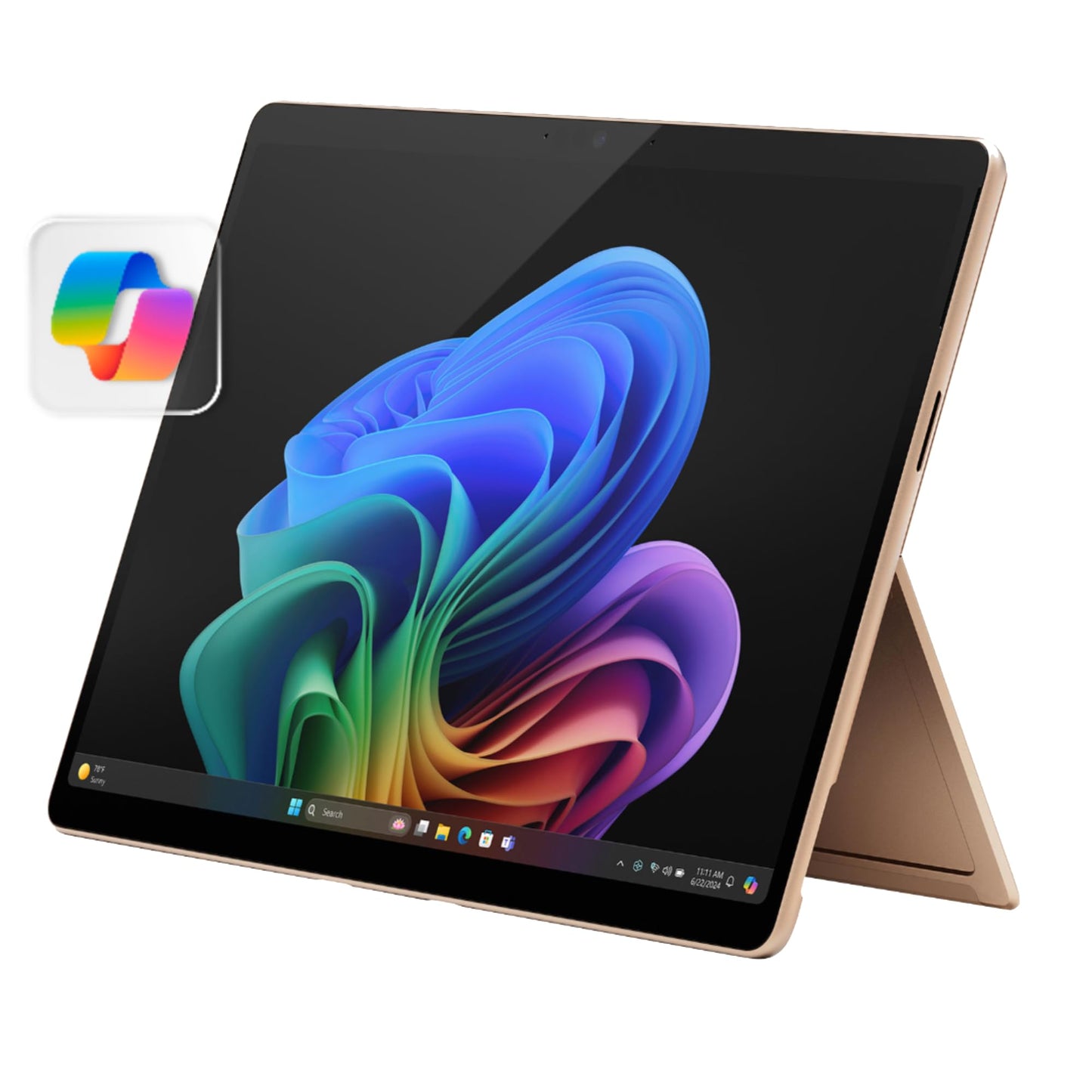 Microsoft Surface Pro 2-in-1 Laptop/Tablet (2024), 13" OLED Touchscreen Display, 16GB RAM, 512GB Storage | Windows 11 Copilot+ PC, Snapdragon X Elite (12 Core), Platinum