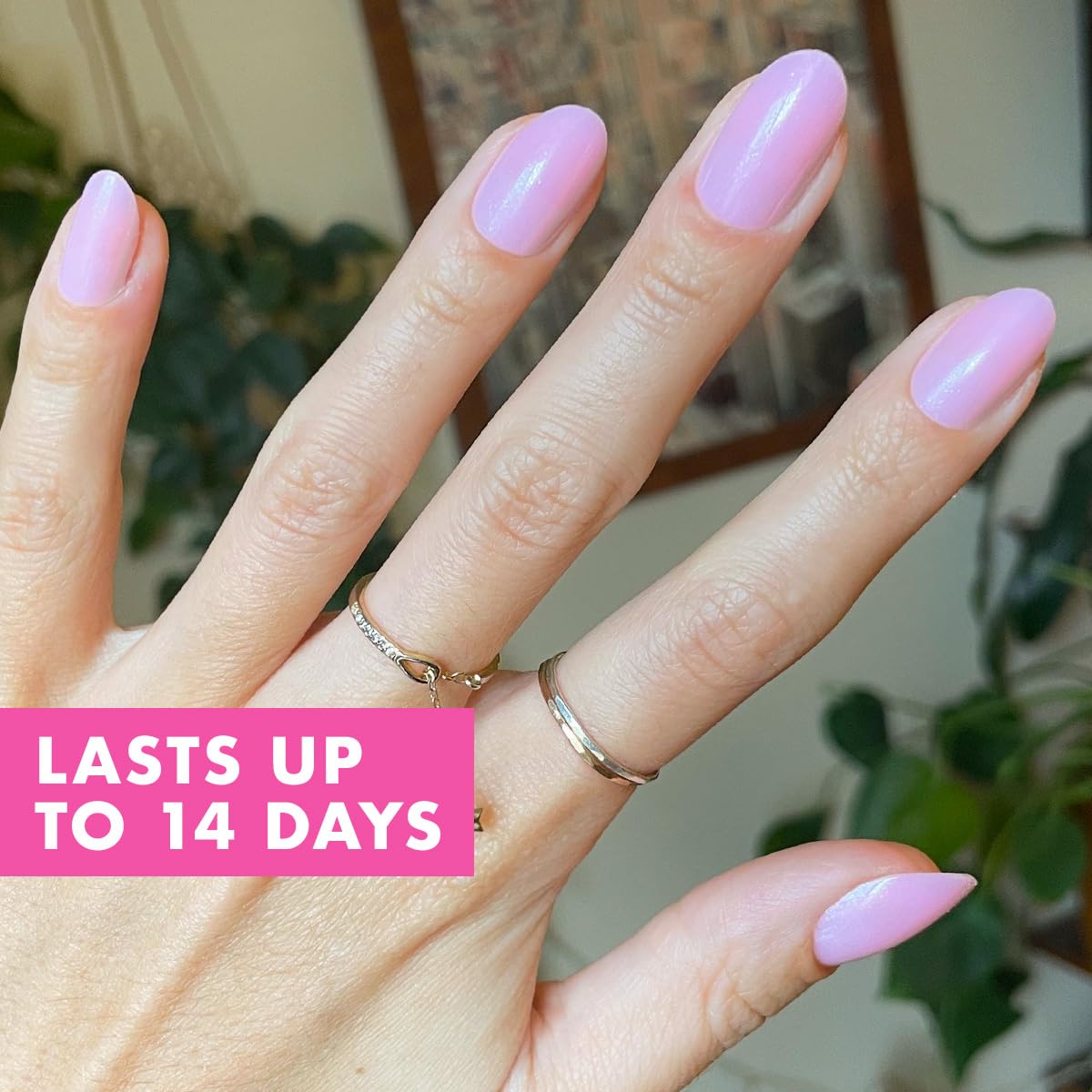 Olive & June Instant Mani Press On Nails (Glue) | 42 Fake Nails, 21 Sizes | Non-Toxic, Long-Lasting | Recycled Materials | Realistic Look