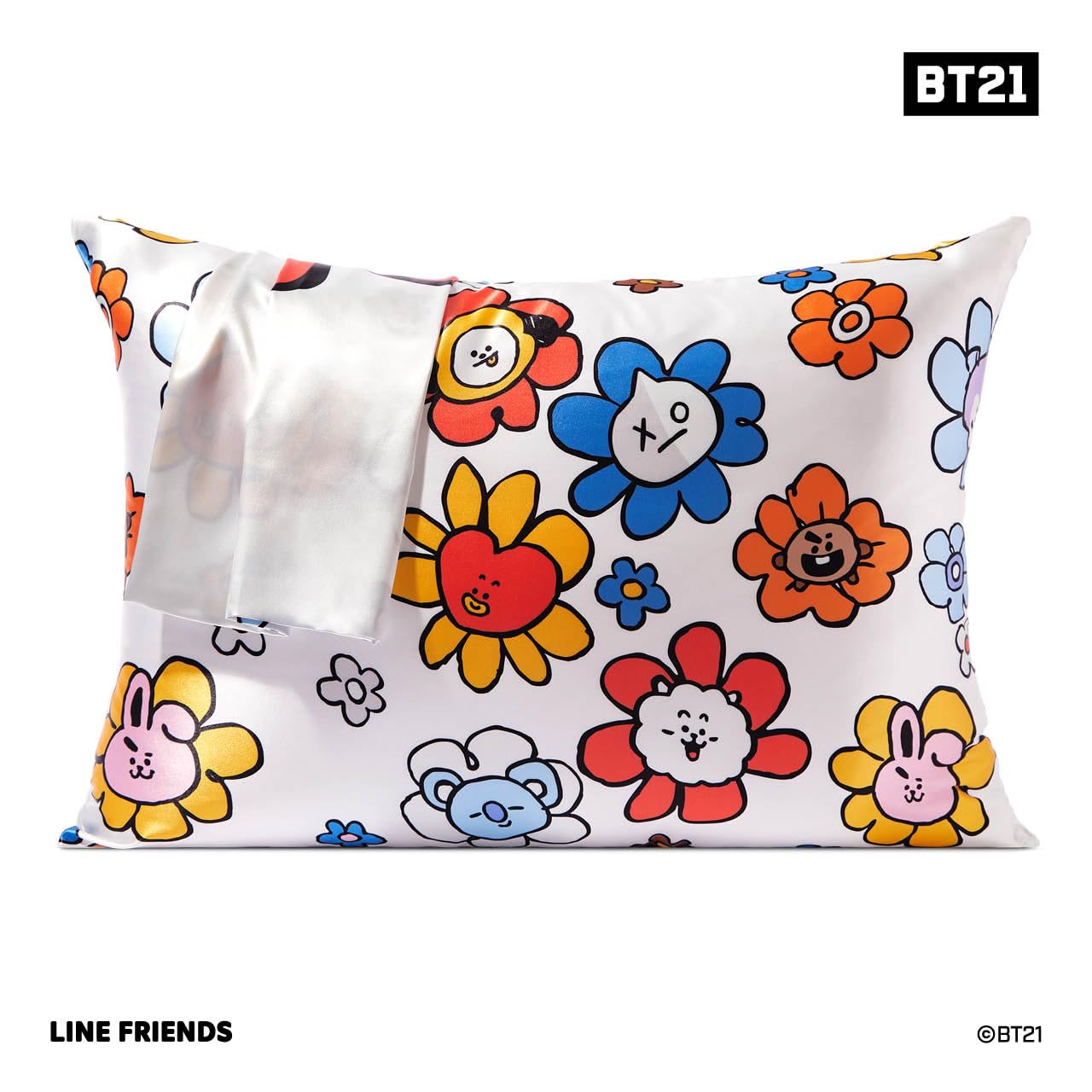 Kitsch x Elf North Pole - Satin Pillowcase with Zipper for Hair & Skin – Softer Than Silk, Cooling Pillow case, Wrinkle-Free, Machine Washable, Queen/Standard (19x26)