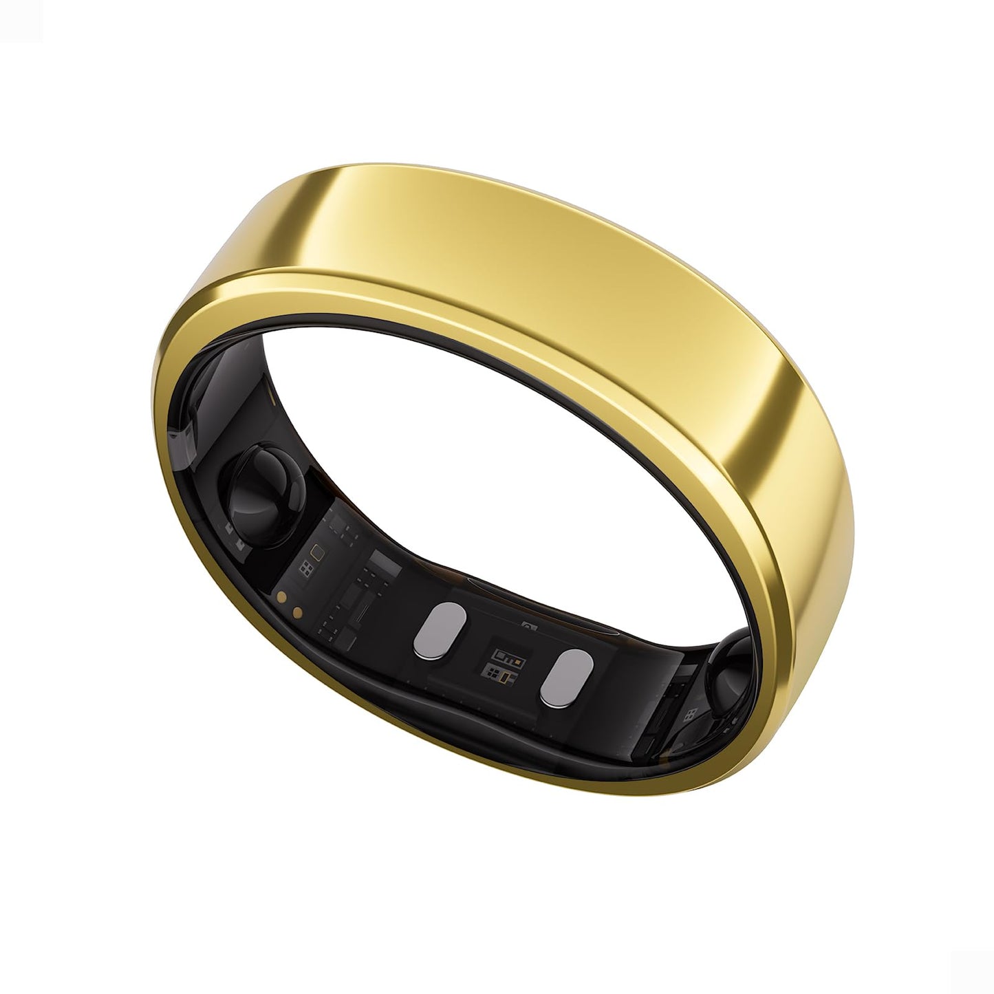 RingConn Gen 2, World’s First Smart Ring with Sleep Apnea Monitoring, No APP Subscription, 12-Day Battery Life, Stress/Heart Rate/Women's Health Tracker, Android & iOS Compatible (Gold, Size 10)