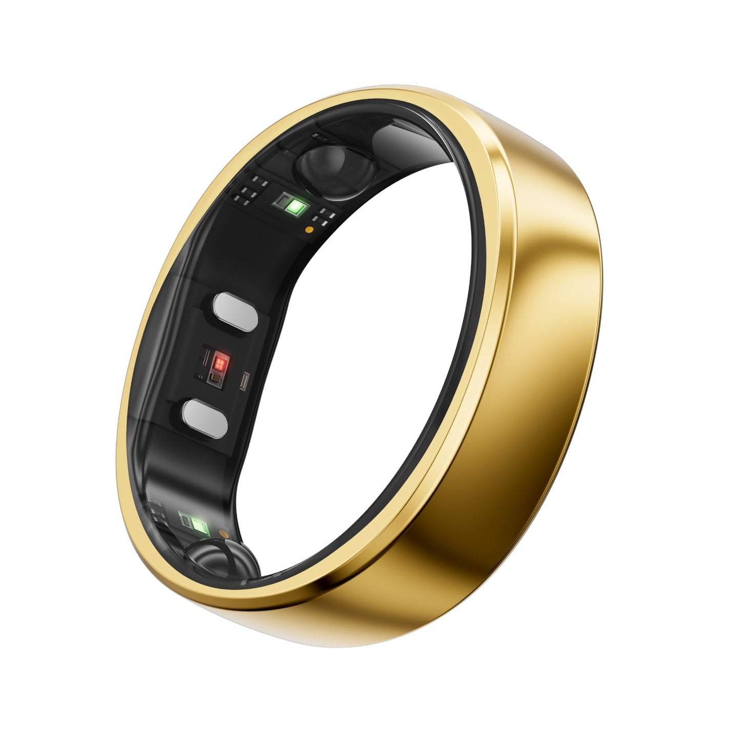 RingConn Gen 2, World’s First Smart Ring with Sleep Apnea Monitoring, No APP Subscription, 12-Day Battery Life, Stress/Heart Rate/Women's Health Tracker, Android & iOS Compatible (Gold, Size 10)