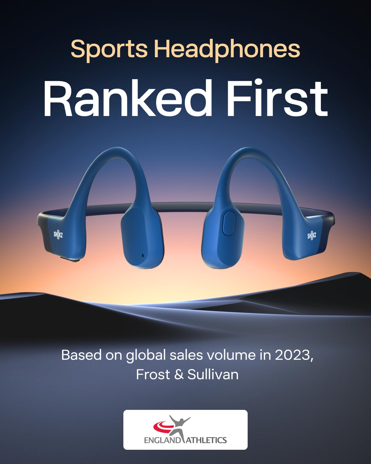 SHOKZ OpenRun Bone Conduction Headphones,Open-Ear Bluetooth Wireless Sport Headphones for Running & Workout,Sweat Resistant, Long 8H Playtime,Mic,Hair Band-Standard-Black