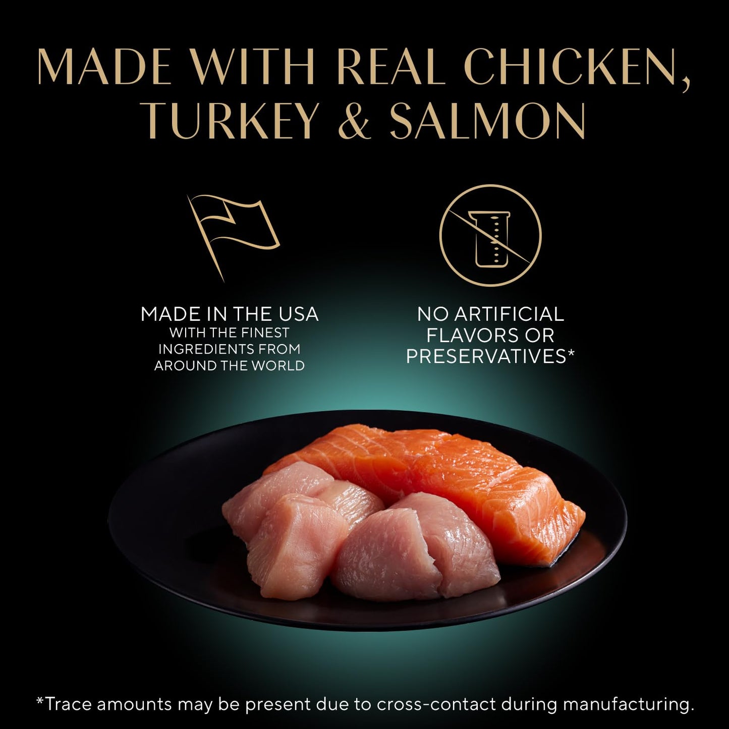 Sheba Perfect Portions Wet Cat Food Pate Savory Chicken Entree, Roasted Turkey Entree, and Tender Beef Entree Variety Pack, 2.6 oz. Twin Pack Trays (24 Count, 48 Servings)