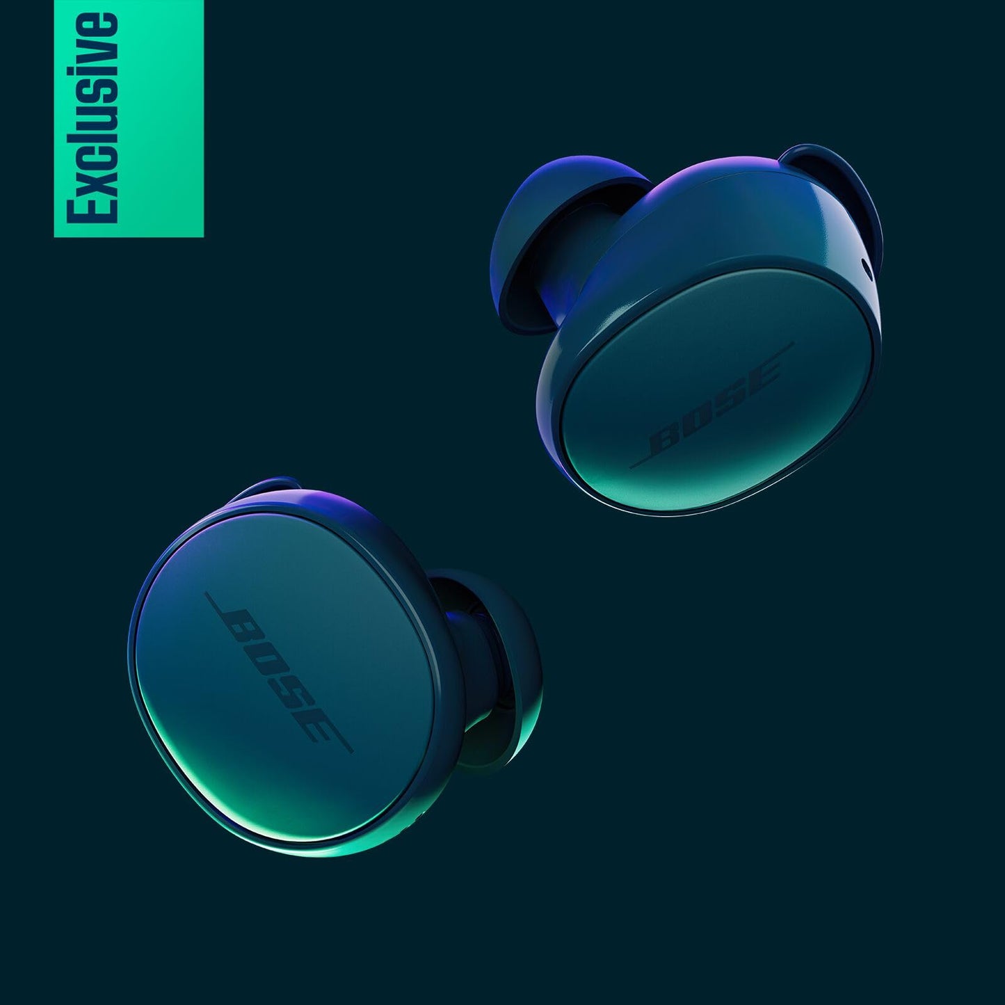 Bose QuietComfort Earbuds - True Wireless Bluetooth Earbuds with Active Noise Cancellation and Mic, USB-C Charging, IPX4 Rating, Up to 8.5 Hours of Playtime, Twilight Blue - Limited Edition Color