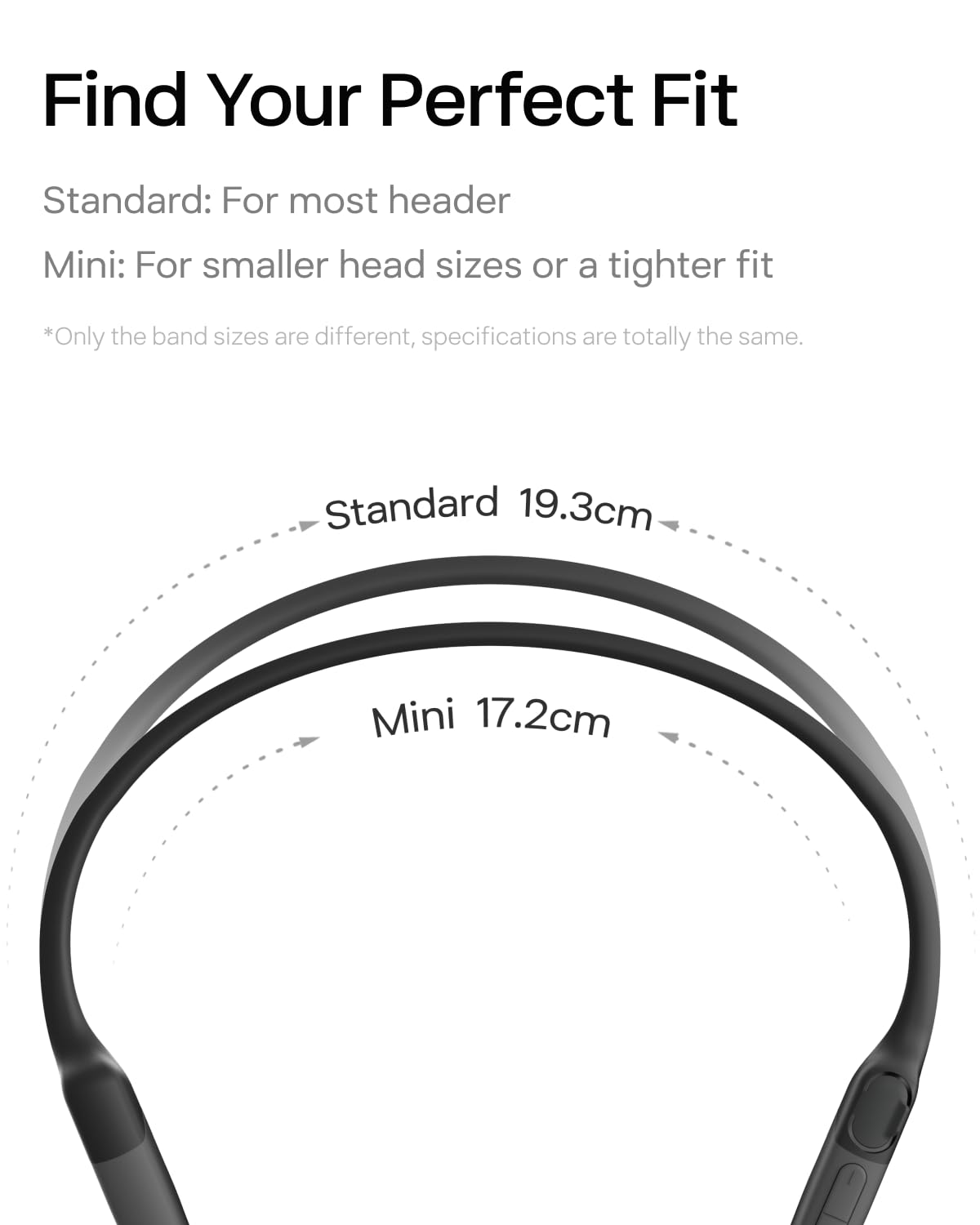 SHOKZ OpenRun Bone Conduction Headphones,Open-Ear Bluetooth Wireless Sport Headphones for Running & Workout,Sweat Resistant, Long 8H Playtime,Mic,Hair Band-Standard-Black