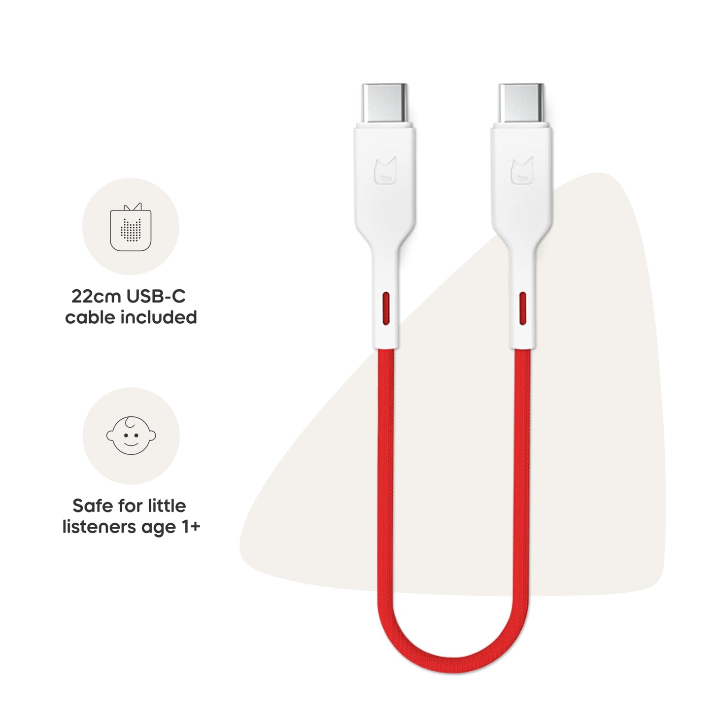 Toniebox 2 Audio Player Starter Set for Kids 1+ with Playtime Puppy - Sunset Red