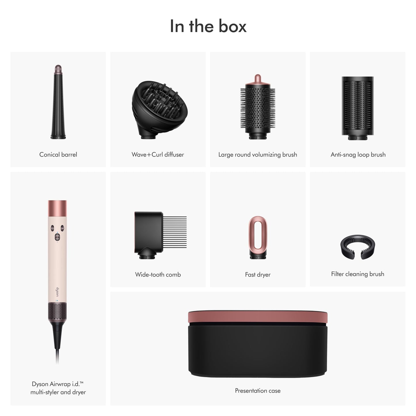 Dyson Airwrap i.d.™ Multi-Styler, Allure Winner, Bluetooth Connected, No Heat Damage, 6-in-1 Versatility, Intelligent Hair Styler