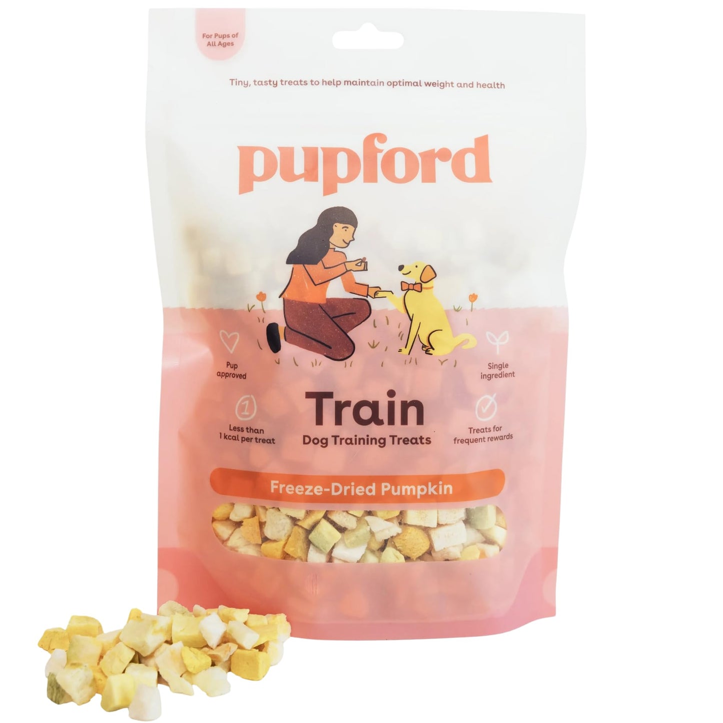 Pupford Freeze Dried Training Treats for Dogs & Puppies, 475+ Three Ingredient Bites (Beef Liver, 4 oz)