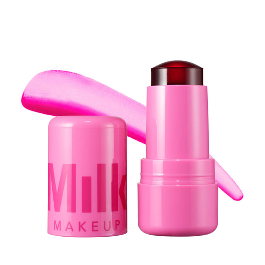 Milk Makeup Cooling Water Jelly Tint – Long-Lasting Sheer Lip + Cheek Stain with Firming Vegan Collagen + Hydrating Aloe – Transfer Proof, Buildable Lip Tint + Blush