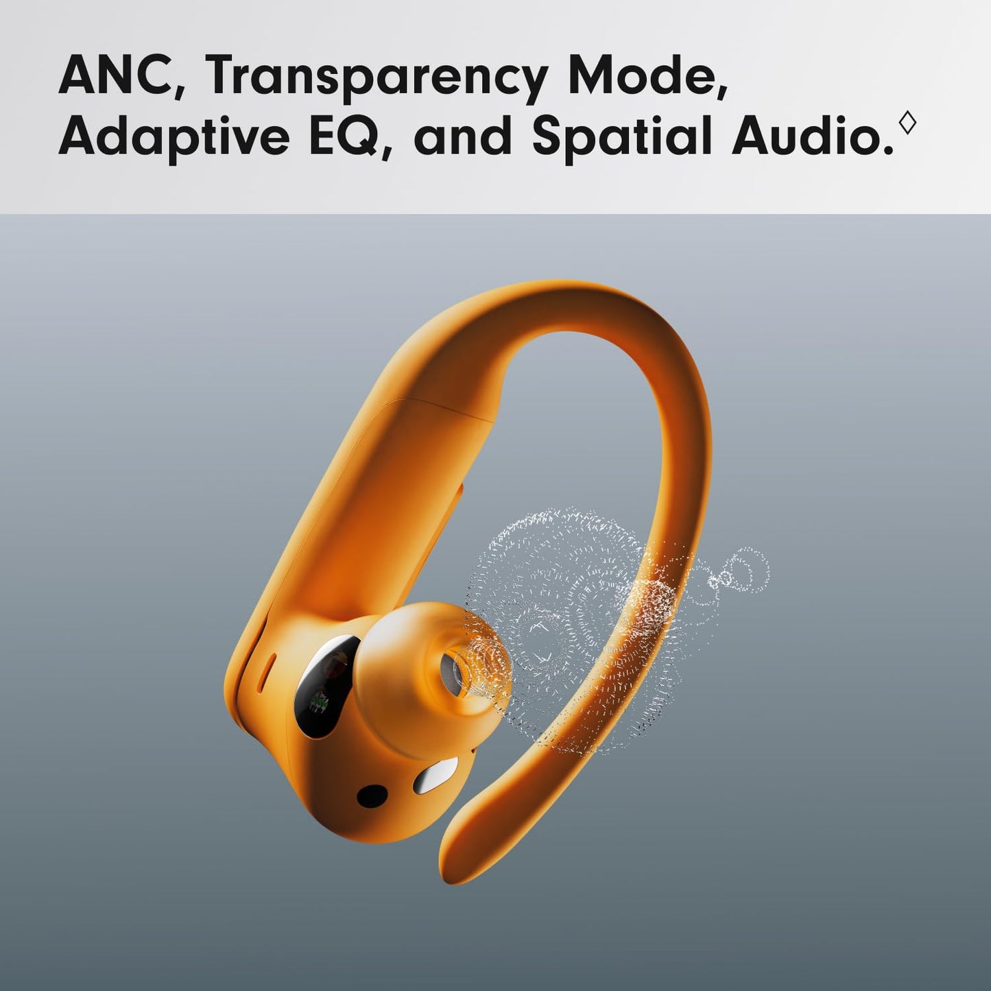 Beats Powerbeats Pro 2 - Wireless Noise Cancelling Workout Earbuds with Secure- Fit Earhooks, Up to 45-Hour Battery with Charging Case, Sweat & Water Resistant, Heart Rate Monitoring - Jet Black