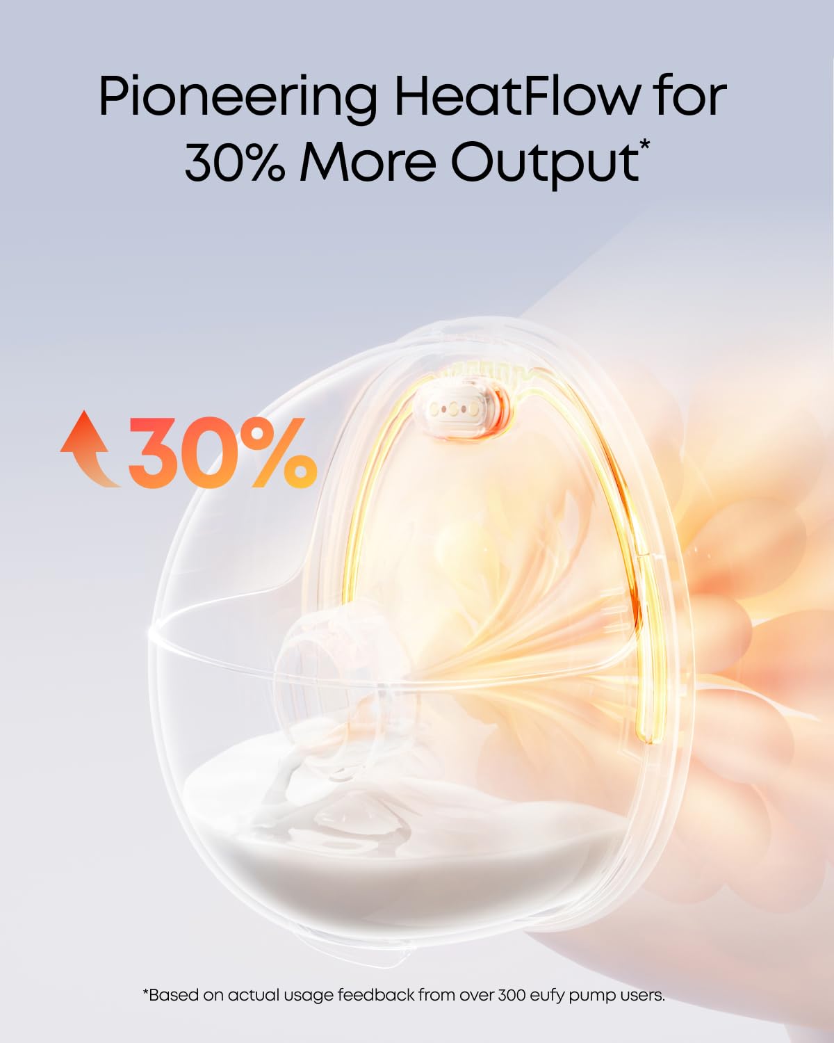 eufy Security Breast Pump S1 Pro, Heated Wearable, Slim Hands-Free with Industry-Leading HeatFlow Tech, Wireless Charging Case, App-Controlled OptiRhythm, Hospital-Grade Suction, in-Bra Use