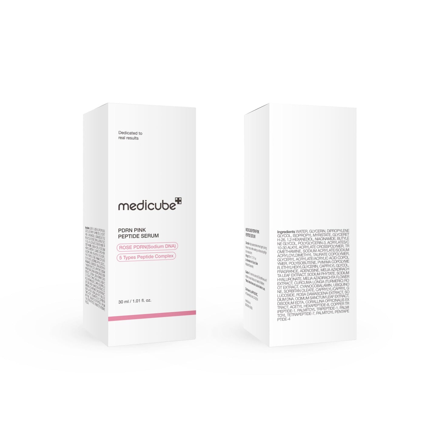 medicube Salmon DNA PDRN Pink Peptide Serum, Pink glow serum, Peptide, Niacinamide, Hydrating & Moisturizing & Firming, Uneven Skin Tone, Korean Skincare | 1.01 fl.oz. (1.01 fl.oz., Salmon DNA PDRN)