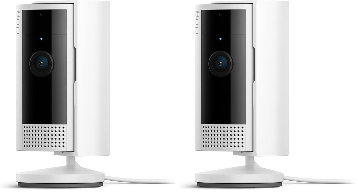 Ring Indoor Cam — Home or business security in 1080p HD video, White