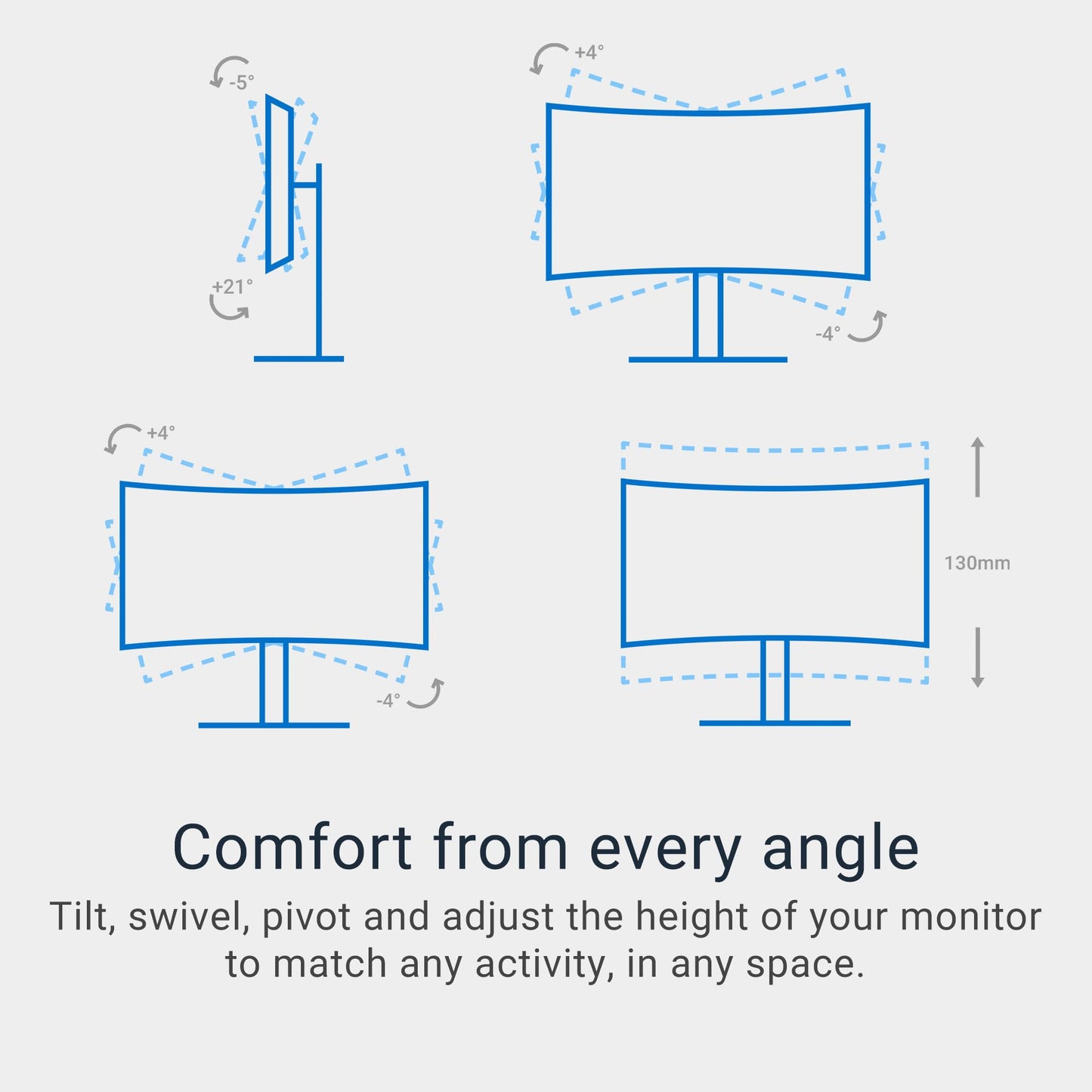 Dell 27 Plus 4K USB-C Monitor - S2725QC - 27-inch 4K (3840 x 2160) 120Hz 16:9 Display, AMD FreeSync Premium, sRGB 99%, Integrated Speakers, 1500:1 Contrast Ratio, Comfortview Plus - Ash White