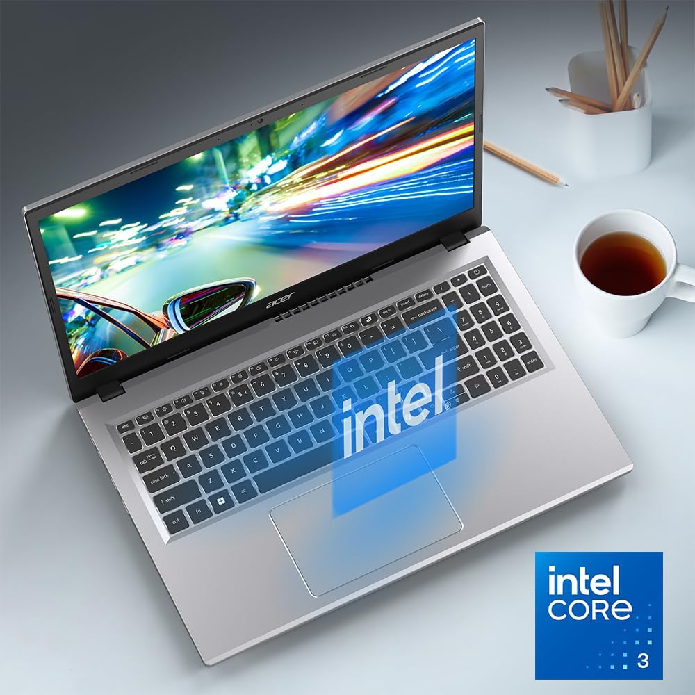 Acer Aspire Go 15 AI Ready Laptop | 15.6" FHD (1920 x 1080) IPS Display | Intel Core 3 Processor N355 | Intel Graphics | 8GB DDR5 | 128GB UFS | Wi-Fi 6 | Windows 11 Home in S Mode | AG15-32P-39R2