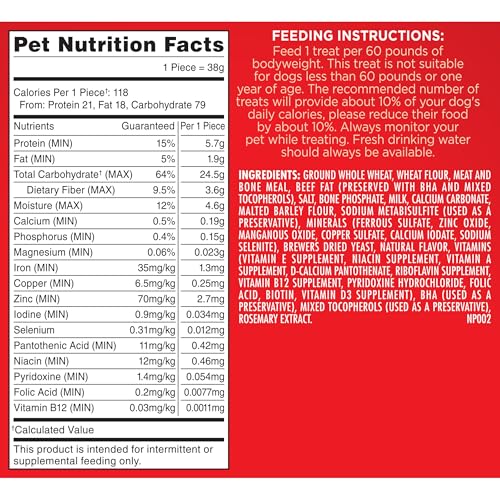 Milk-Bone Original Dog Treats Biscuits for Medium Dogs, 10 Pound