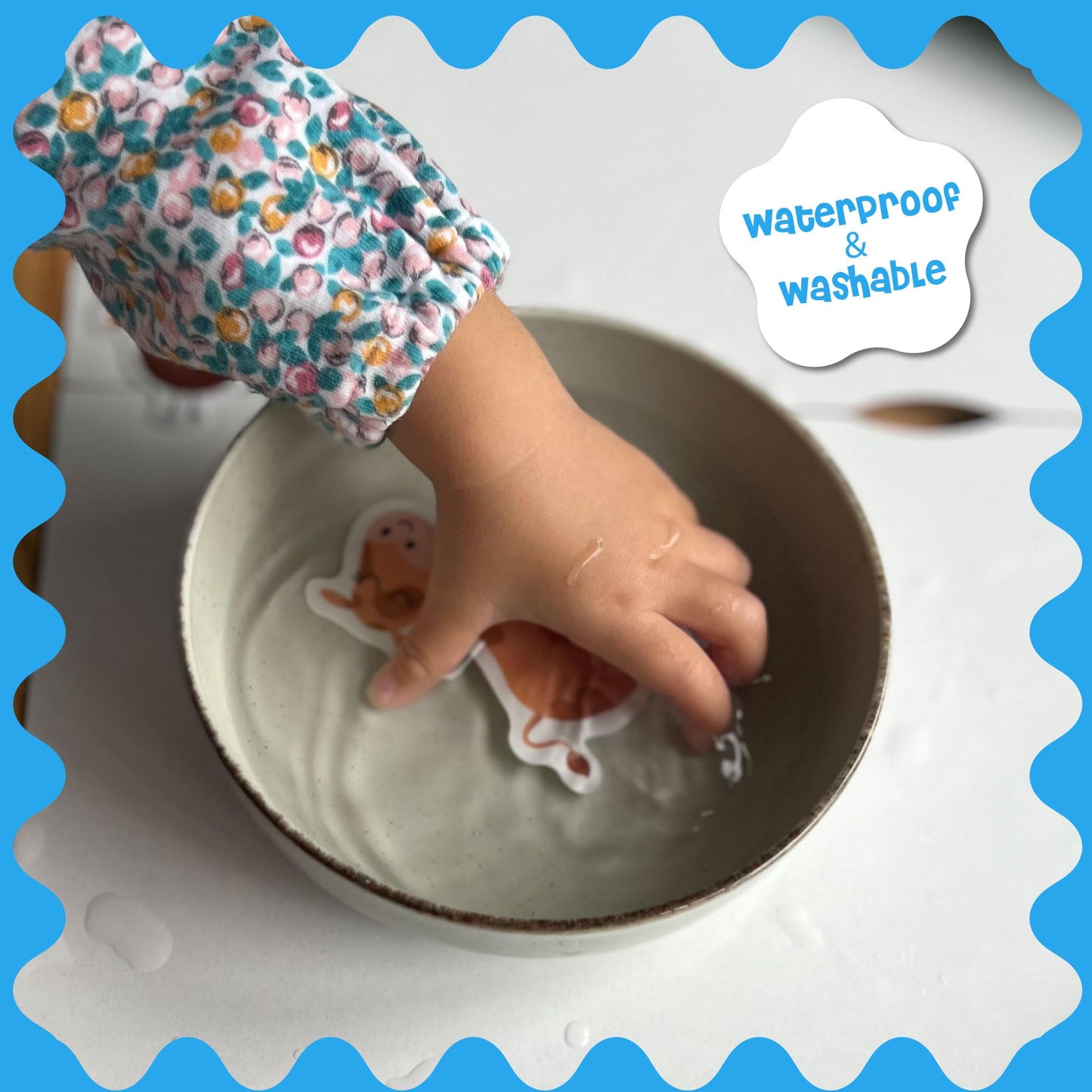 Stick4Ever Jelly Sticker Book - for Kids - Waterproof, Easy to Clean Reusable Sticker Book for Toddlers- Reusable Road Trip Activities for Kids - Stocking Stuffers for Toddlers (Forest)