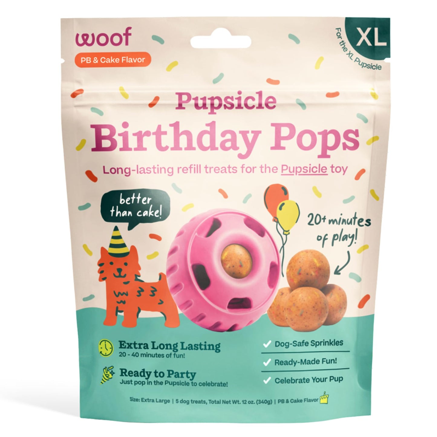 Woof Pupsicle Pops - Premade Long Lasting Dog Pupsicle Pop Treats