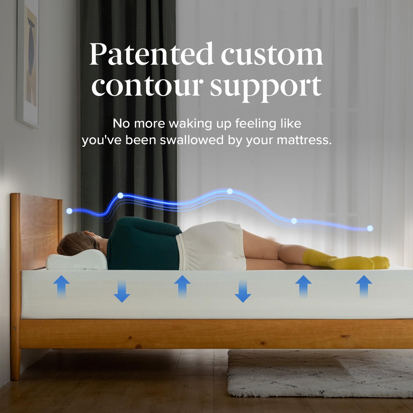 ZINUS 12 Inch King Green Tea Memory Foam Mattress [New Version], Fiberglass free, Medium Firm Feel, Zoned Pressure Relief, Certified Safe Foams & Fabric, Mattress in A Box