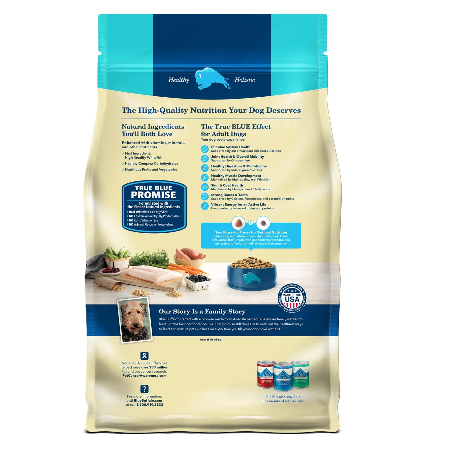 Blue Buffalo Life Protection Formula Natural Adult Dry Dog Food, Chicken and Brown Rice 5-lb Trial Size Bag