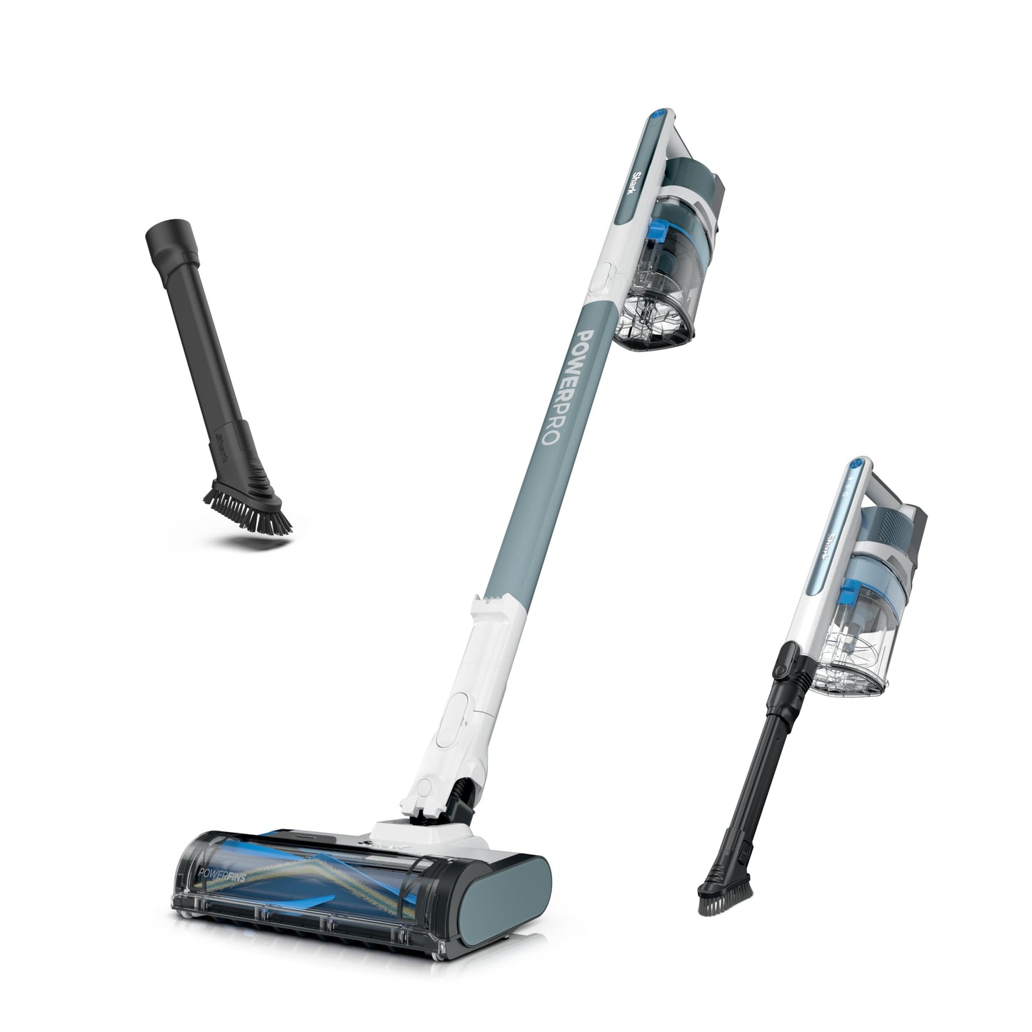 Shark | Pet Cordless Vacuum Cleaner | LED Headlights | Removable Handheld Vacuum for Pet Hair | Crevice Tool & Pet Multi-Tool Included | 40min Runtime | For Carpet & Hard Floors | Grey | IX141