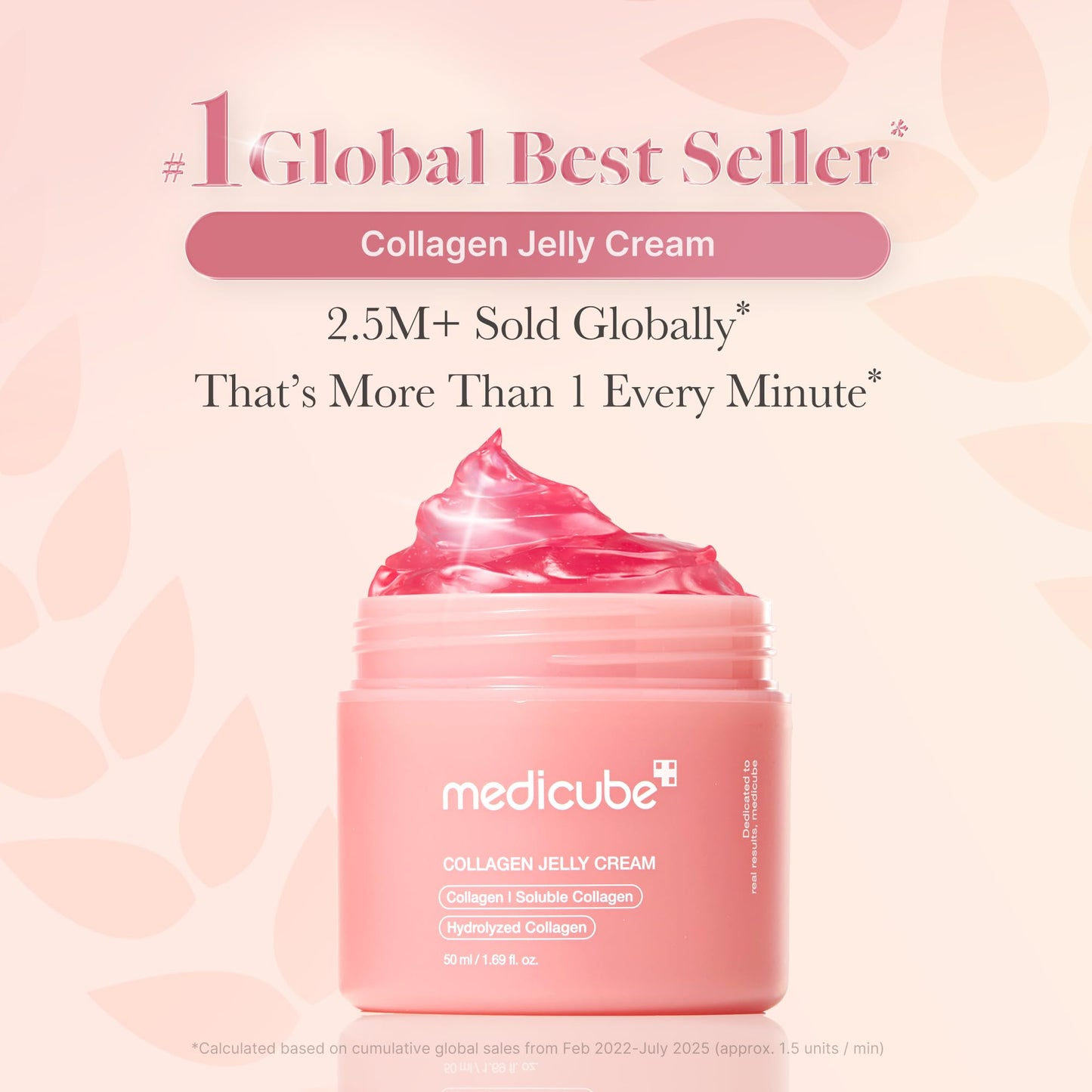 medicube Collagen Jelly Cream- Niacinamide & Freeze-Dried Hydrolyzed Collagen-Boosts skin barrier hydration & gives 24h Glow & Firmer looking skin | No artificial color, Korean skincare (3.71 fl.oz.)
