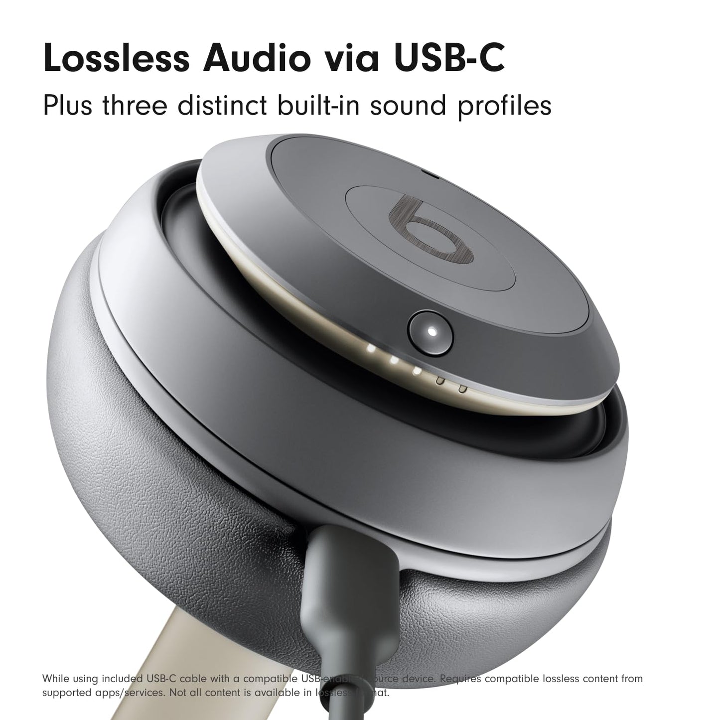 Beats Studio Pro - Premium Wireless Over-Ear Headphones- Up to 40-Hour Battery Life, Active Noise Cancelling, USB-C Lossless Audio, Apple & Android Compatible - Amazon Exclusive Sand Gray