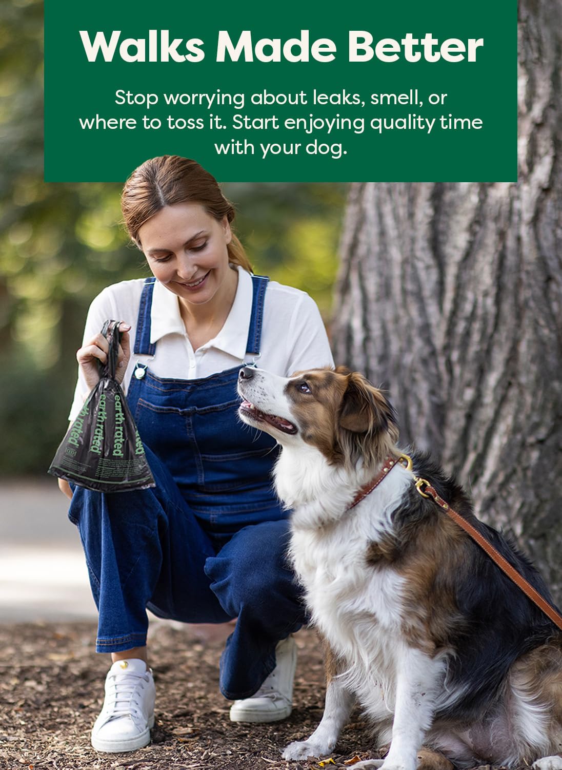 Earth Rated Poop Bags for Dogs, Guaranteed Leak Proof and Extra Thick Waste Bag Refill Rolls, Lavender Scented, 270 Bags