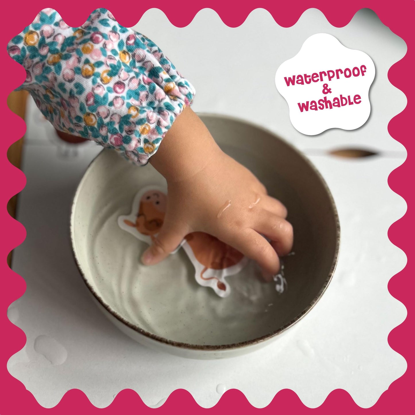 Stick4Ever Jelly Sticker Book - for Kids - Waterproof, Easy to Clean Reusable Sticker Book for Toddlers- Reusable Road Trip Activities for Kids - Stocking Stuffers for Toddlers (Forest)