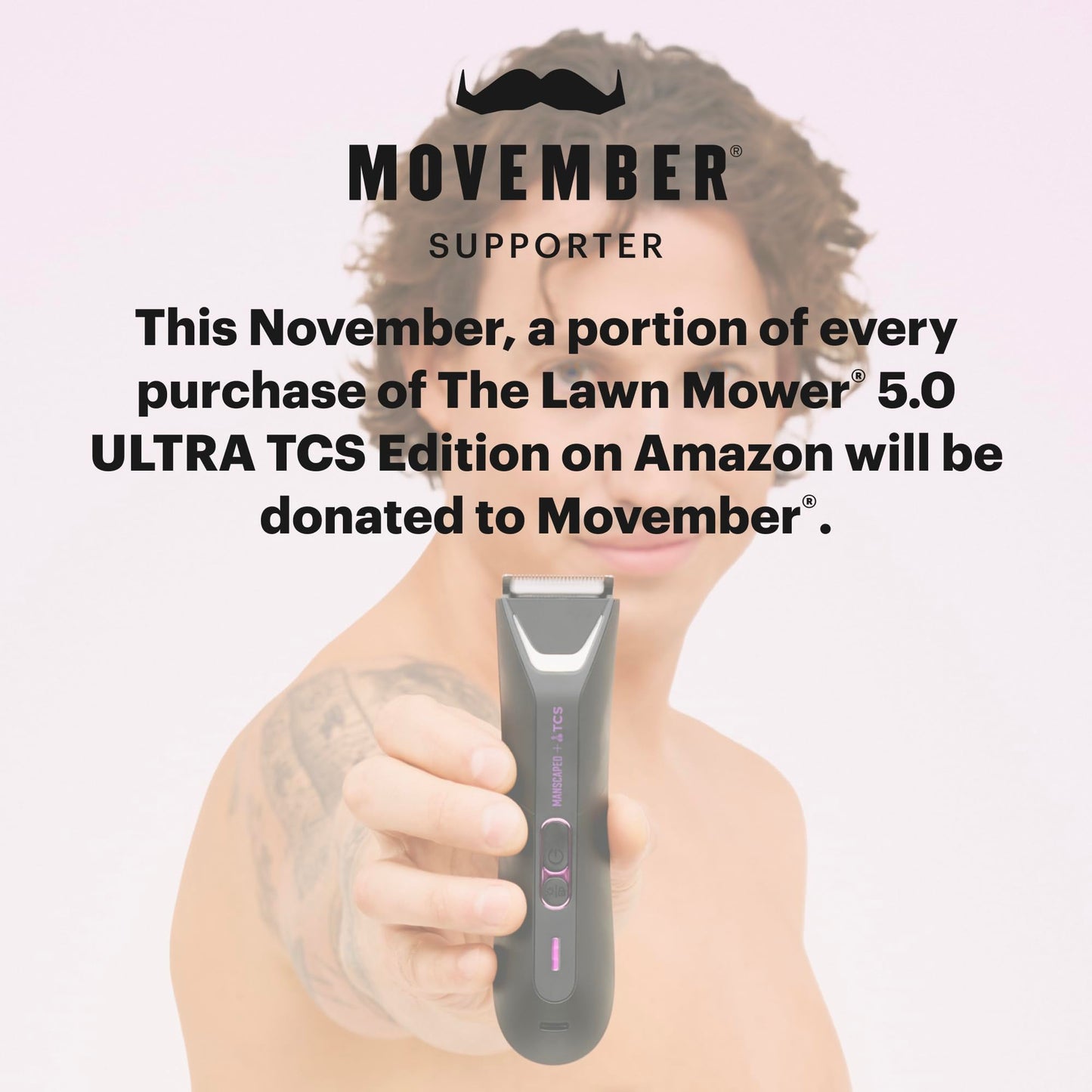 MANSCAPED® The Lawn Mower® 5.0 Ultra Groin & Body Hair Trimmer – Dual-Head SkinSafe® Trimmer & Foil Blades, Waterproof Wet/Dry Groomer, USB-C Rechargeable with Travel Case, Men’s Ball Shaver, Black