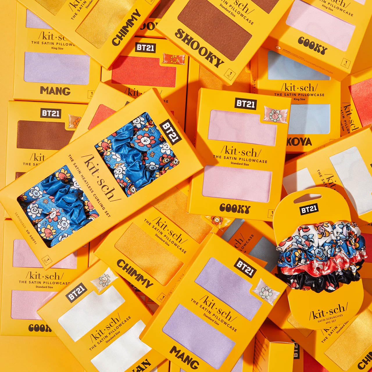 Kitsch x Elf North Pole - Satin Pillowcase with Zipper for Hair & Skin – Softer Than Silk, Cooling Pillow case, Wrinkle-Free, Machine Washable, Queen/Standard (19x26)