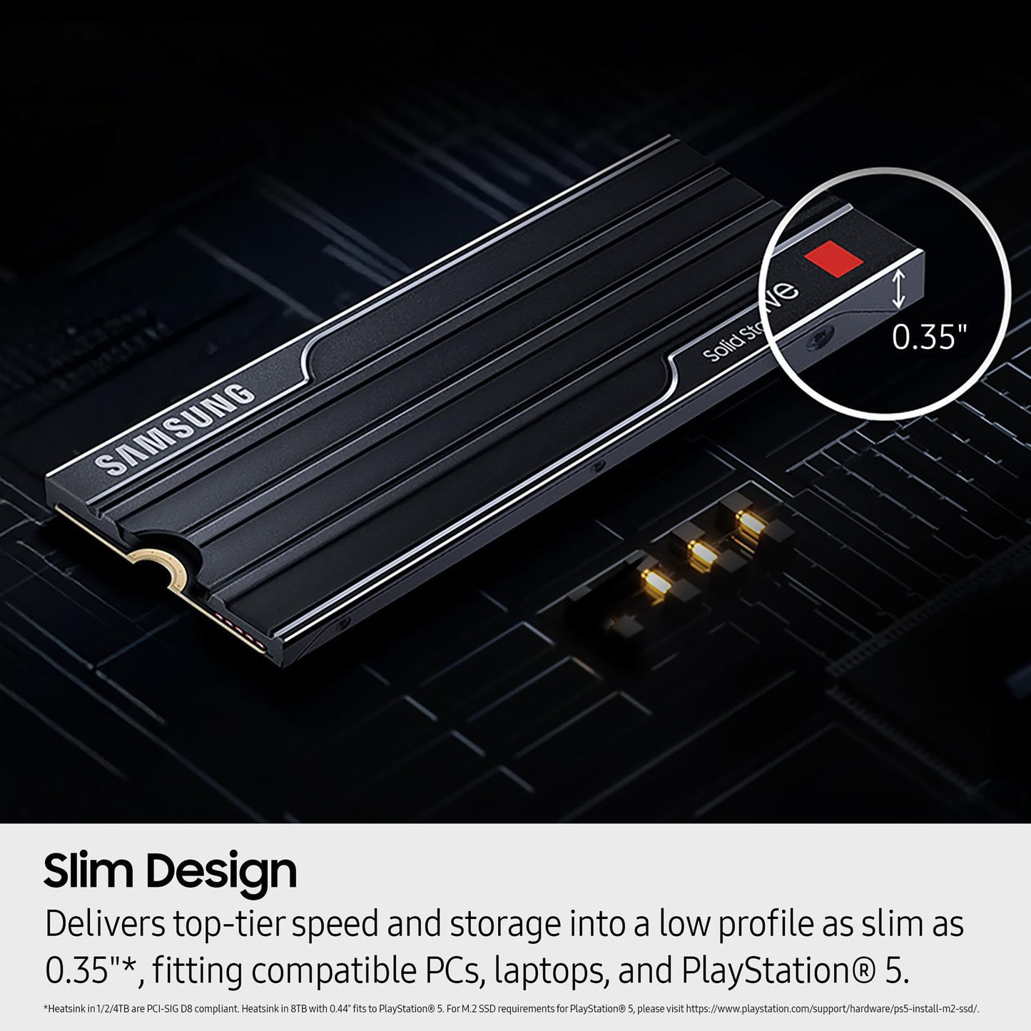 Samsung SSD 9100 PRO 4TB, PCIe 5.0x4 M.2 2280, Seq. Read Speeds Up to 14,800MB/s, Best for AI Computing, Gaming, and Heavy Duty Workstations (MZ VAP4T0B/AM)