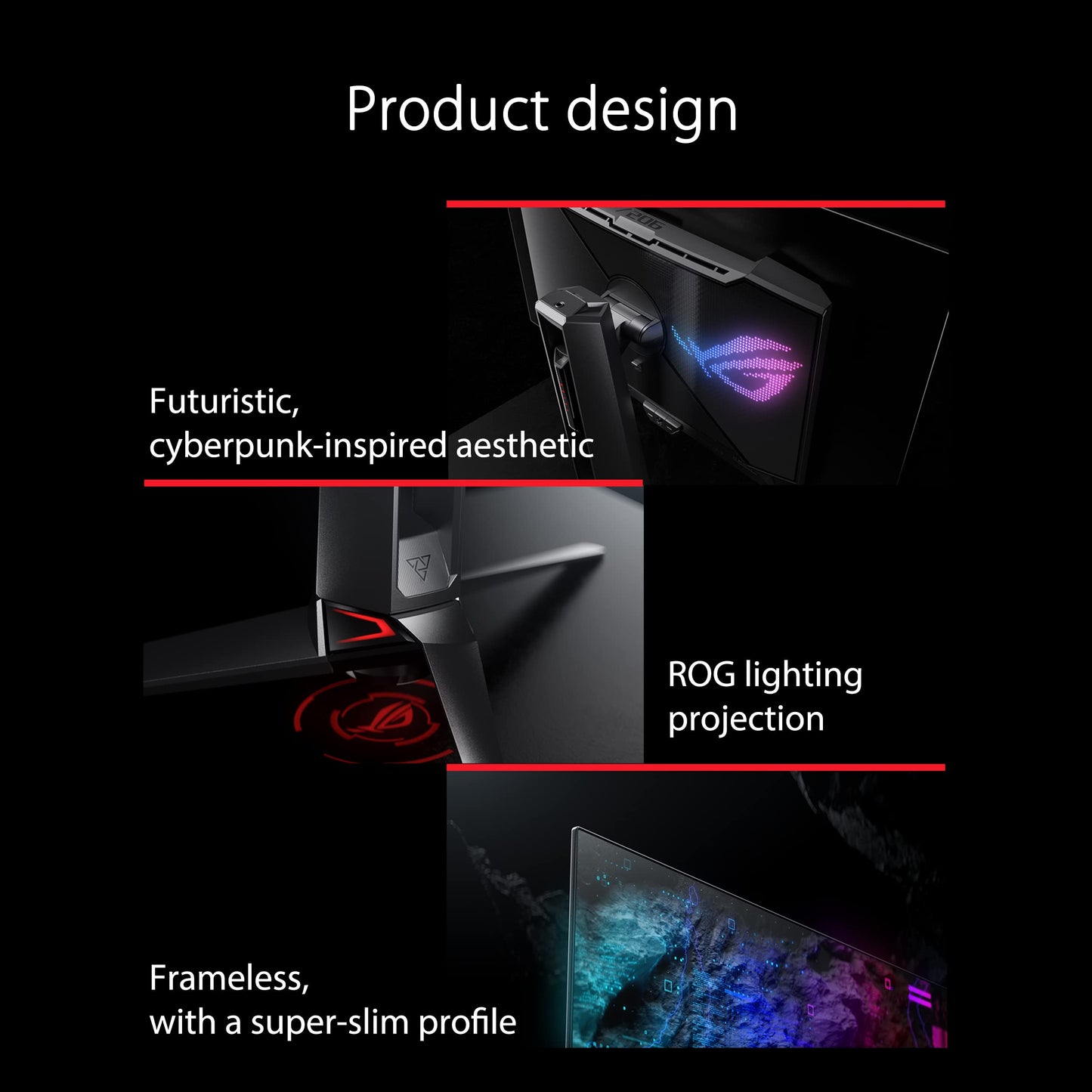 ASUS ROG Strix 27” 1440P OLED Gaming Monitor (XG27AQDMG) - QHD, Glossy OLED, 240Hz, 0.03ms, Custom Heatsink, Anti-flicker,Uniform Brightness, G-SYNC Compatible, 99% DCI-P3, DisplayWidget, 3yr warranty