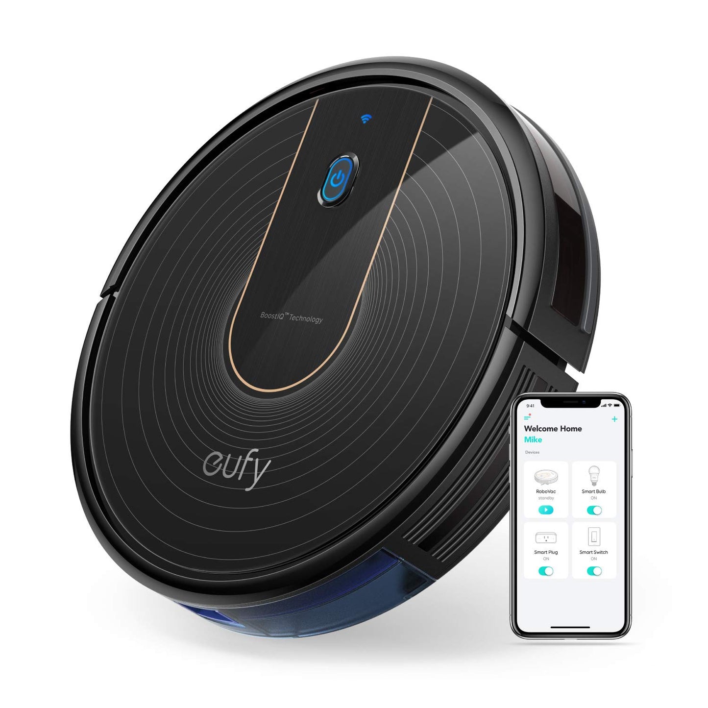 eufy Robot Vacuum E25, HydroJet System with Roller Mop, 20,000 Pa Turbo High Suction, All-in-One Robot Vacuum and Mop Combo for Home, Edge-to-Corner Cleaning, Zero-Tangle Design, AI Obstacle Avoidance