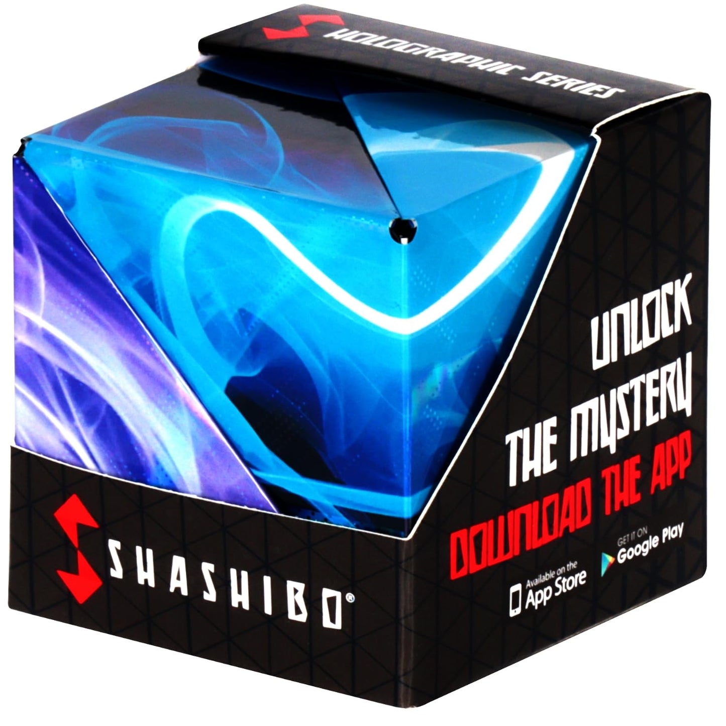 SHASHIBO Shape Shifting Box - Award-Winning Fidget Toy w/ 36 Rare Earth Magnets - Fidget Cube Transforms Into Over 70 Shapes, Sensory Toy Gift for Kids, Teens, and Adults (Vapor)