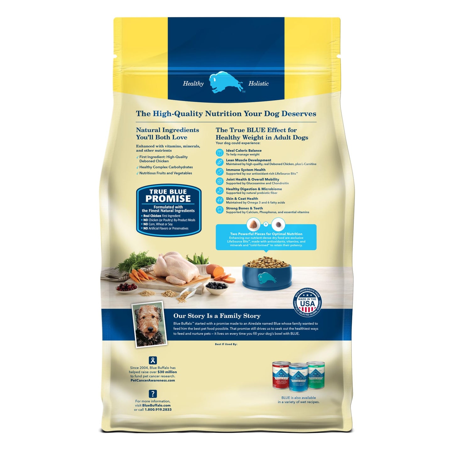 Blue Buffalo Life Protection Formula Natural Adult Dry Dog Food, Chicken and Brown Rice 5-lb Trial Size Bag