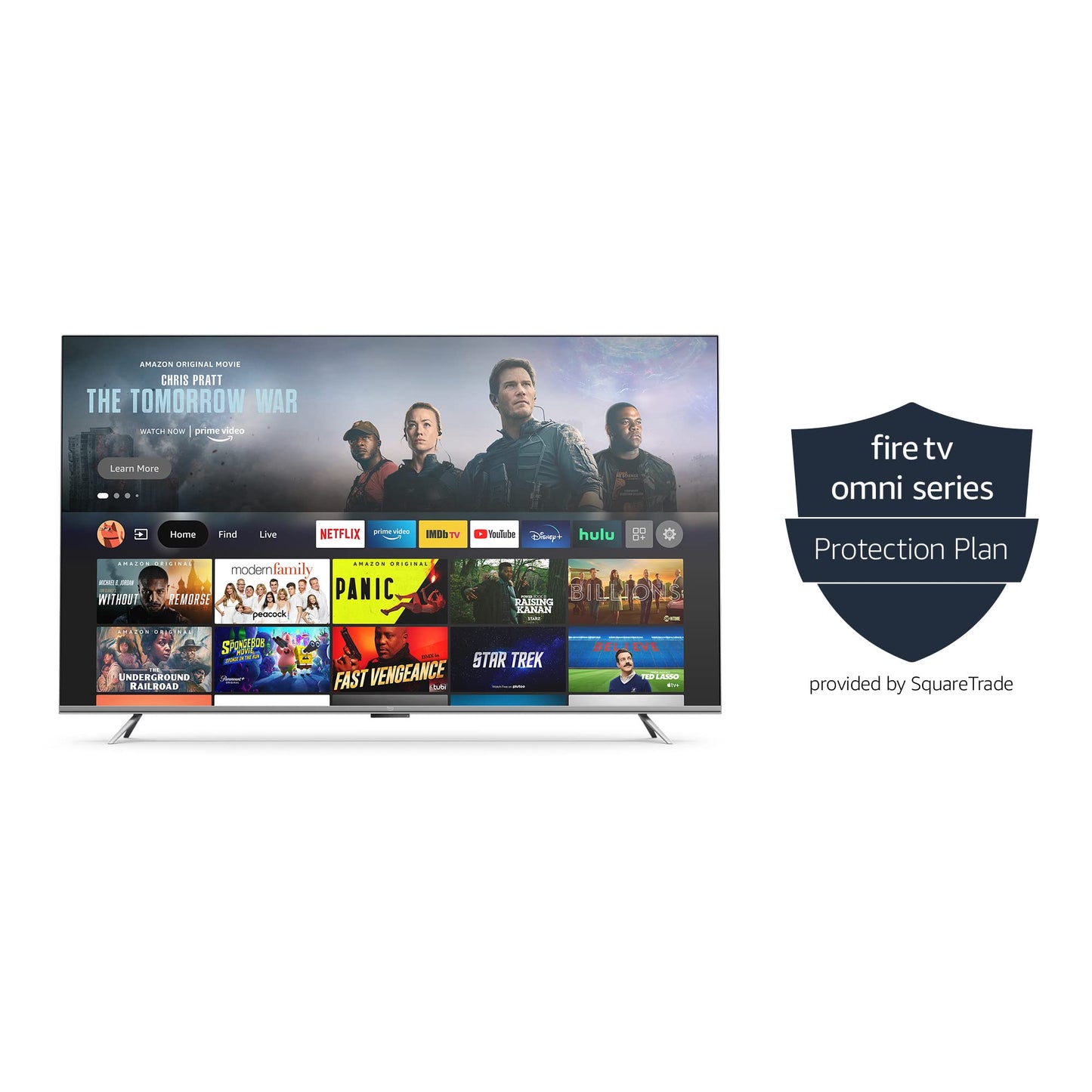 Amazon Fire TV 75" Omni Series, 4K UHD smart TV with Dolby Vision, hands-free with Alexa