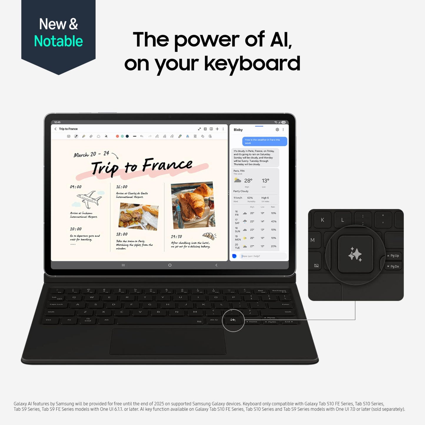 SAMSUNG Galaxy Tab S10 FE 128GB WiFi Android Tablet, Large Display, Long Battery Life, Exynos 1580 Processor, IP68 Water-Resistant, 90 Hz Refresh, S Pen for Note-Taking, US Version, Blue