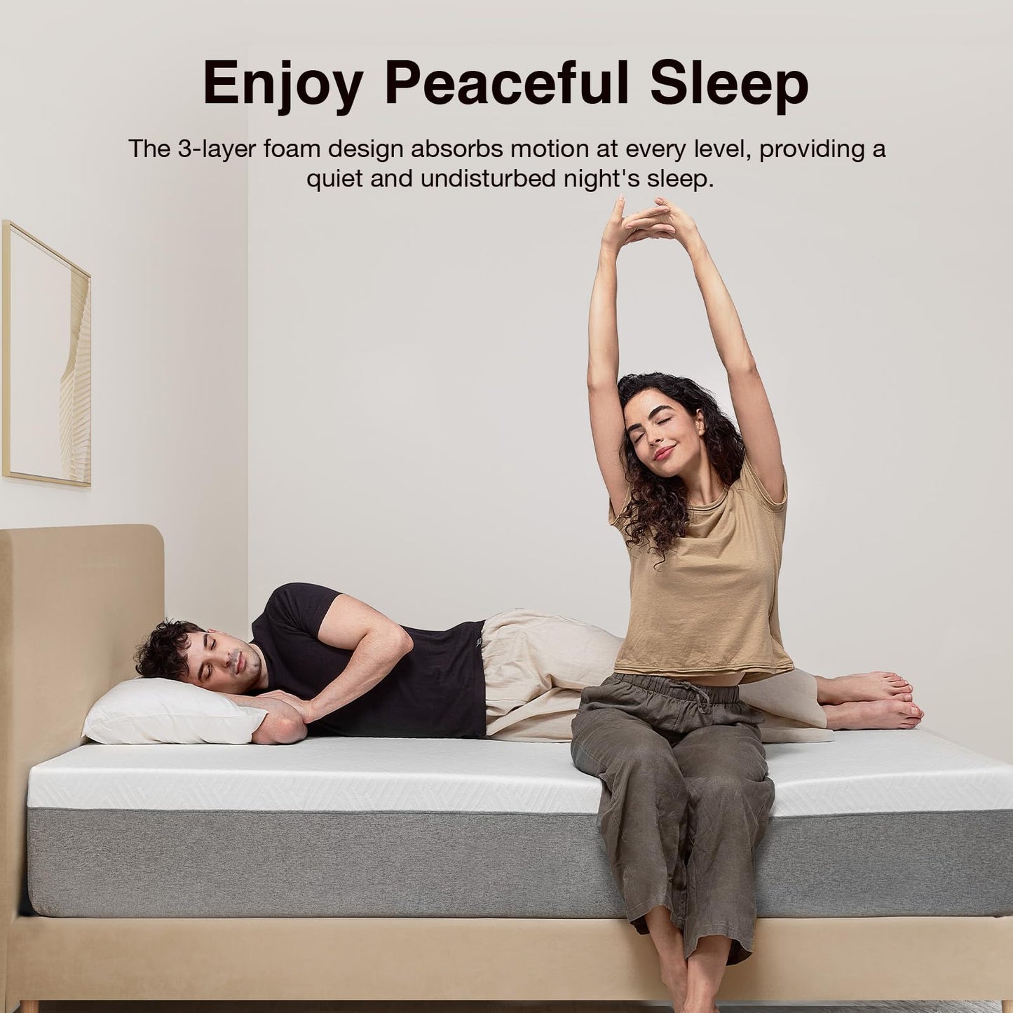 Novilla Full Size Mattress, 10 inch Full Gel Memory Foam Mattress for Cool Night & Pressure Relief, Medium Firm in a Box, Bliss