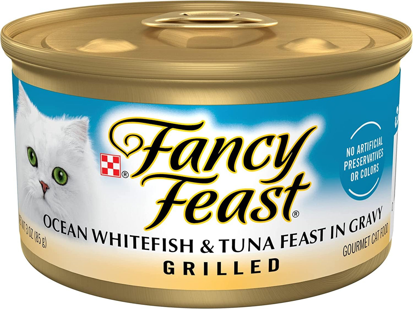 Fancy Feast Poultry and Beef Feast Classic Pate Collection Grain Free Wet Cat Food Variety Pack - (Pack of 30) 3 oz. Cans