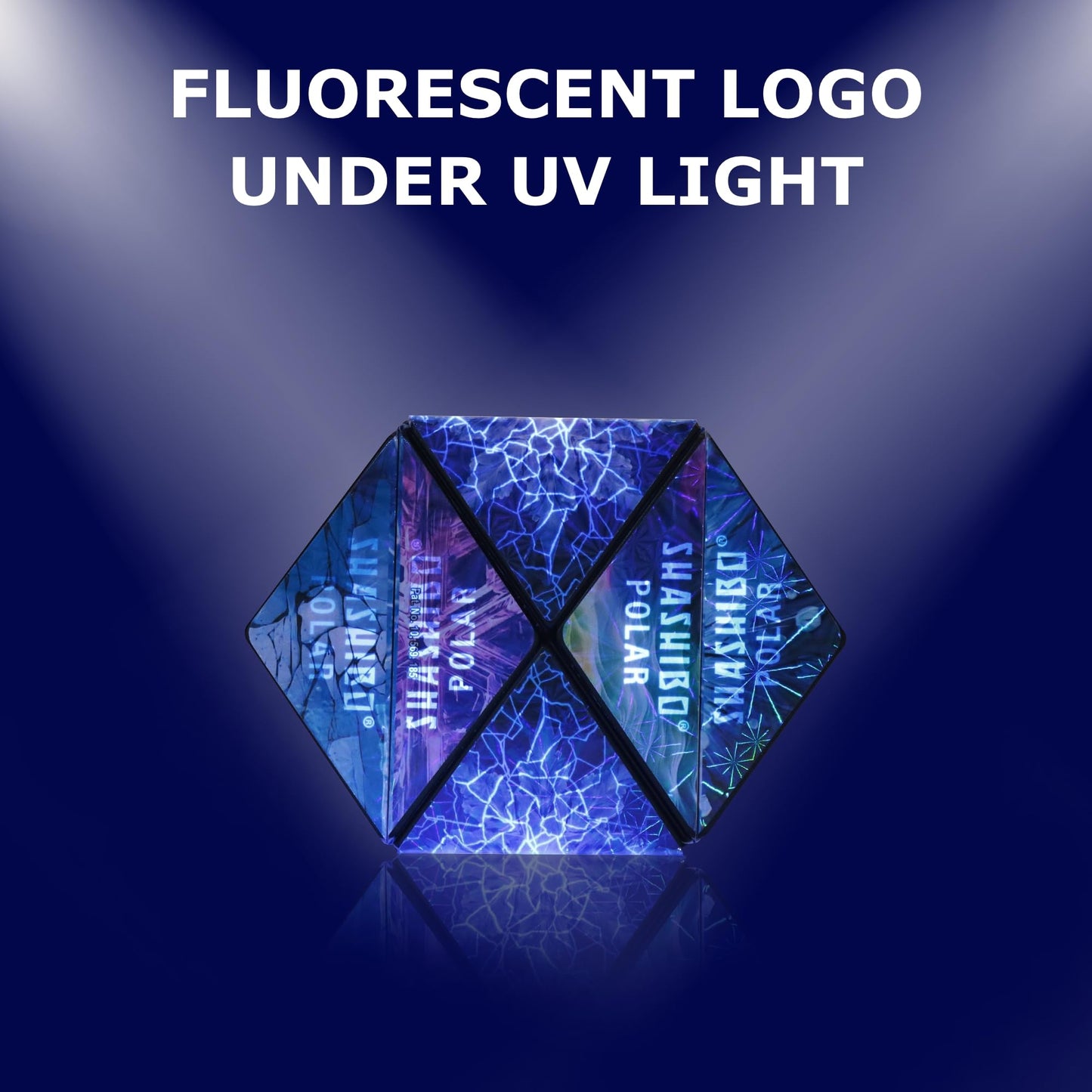 SHASHIBO Shape Shifting Box - Award-Winning Fidget Toy w/ 36 Rare Earth Magnets - Fidget Cube Transforms Into Over 70 Shapes, Sensory Toy Gift for Kids, Teens, and Adults (Vapor)