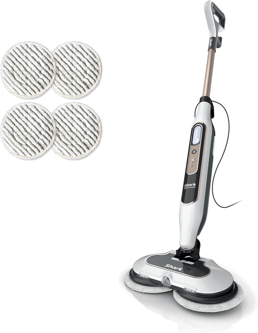 Shark Steam & Scrub with Steam Blaster Technology All-in-One Hard Floor Steam Mop with 3 Steam Modes & LED Headlights S8201, Rotator White