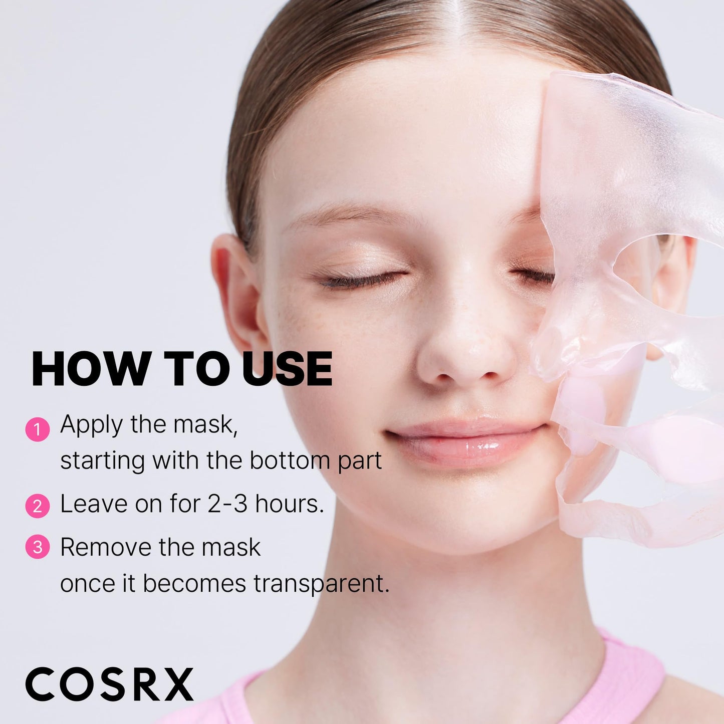 COSRX Advanced Snail Mucin Glass Glow Hydrogel Face Masks Skincare 3 EA, Collagen Face Mask, Travel Essentials, Overnight Face Mask, Korean Skin Care, Stocking Stuffers for Women